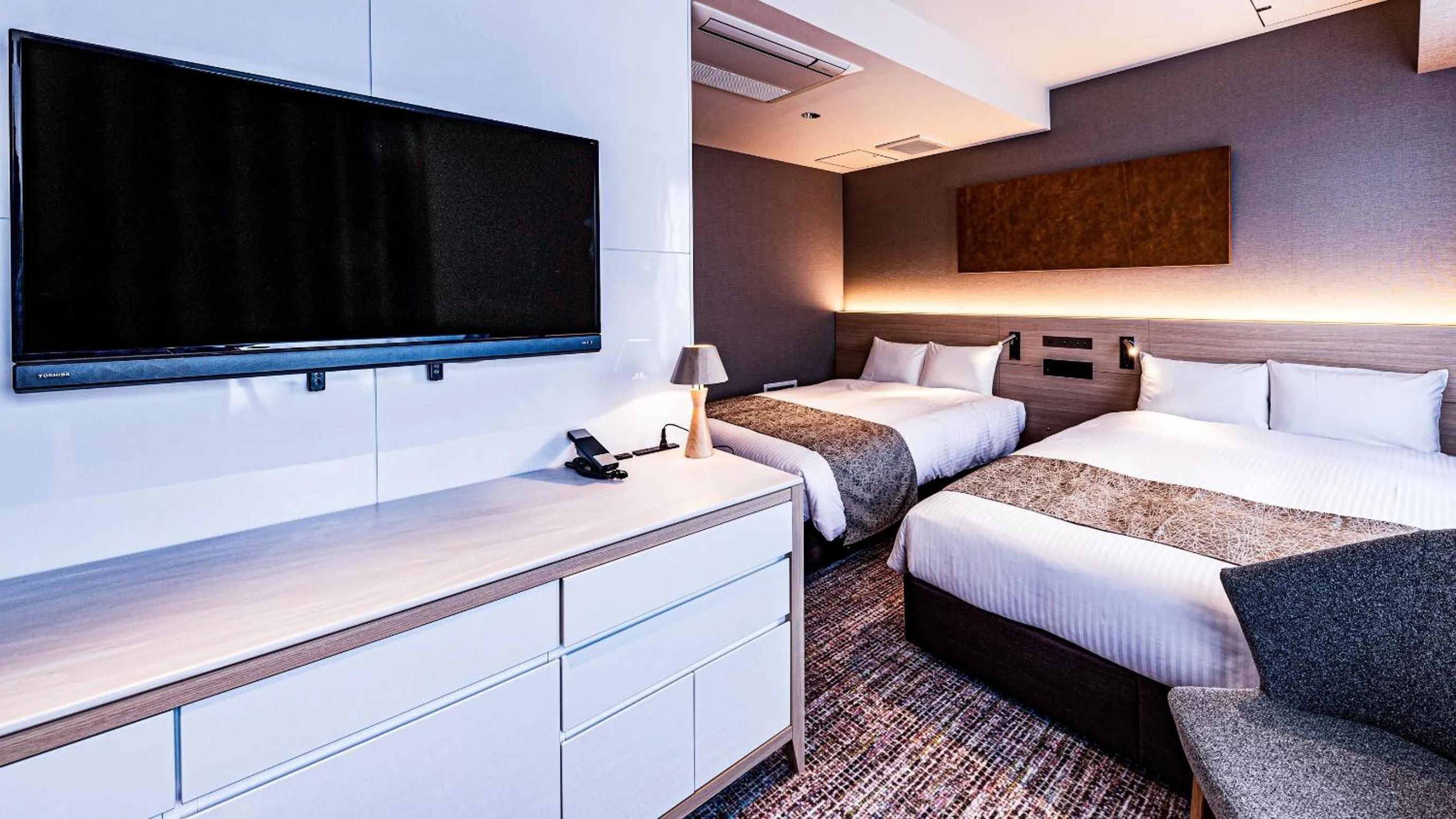 Bed in The Kanzashi Tokyo Asakusa