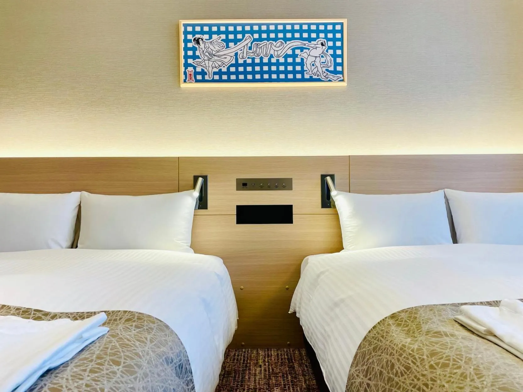 Bed in The Kanzashi Tokyo Asakusa