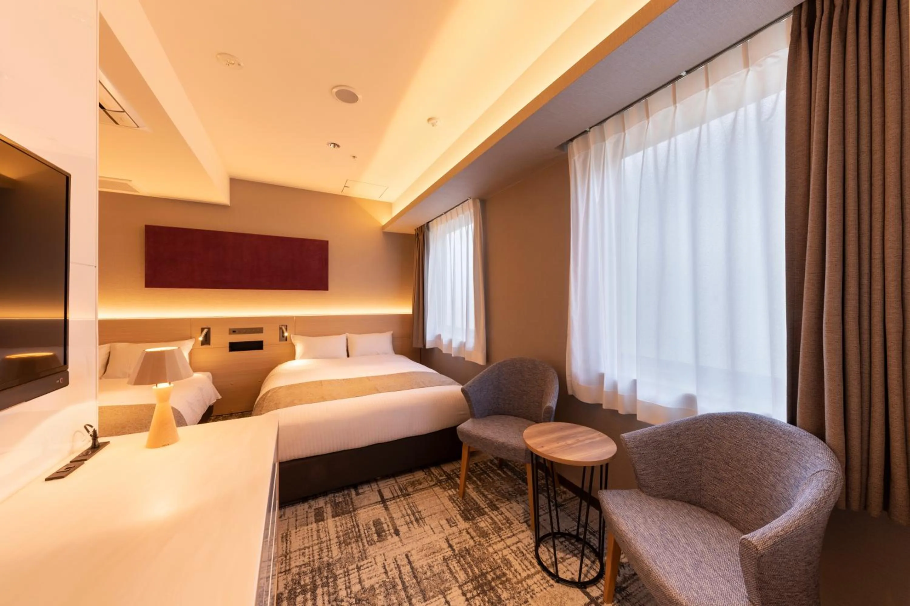 Bed in The Kanzashi Tokyo Asakusa