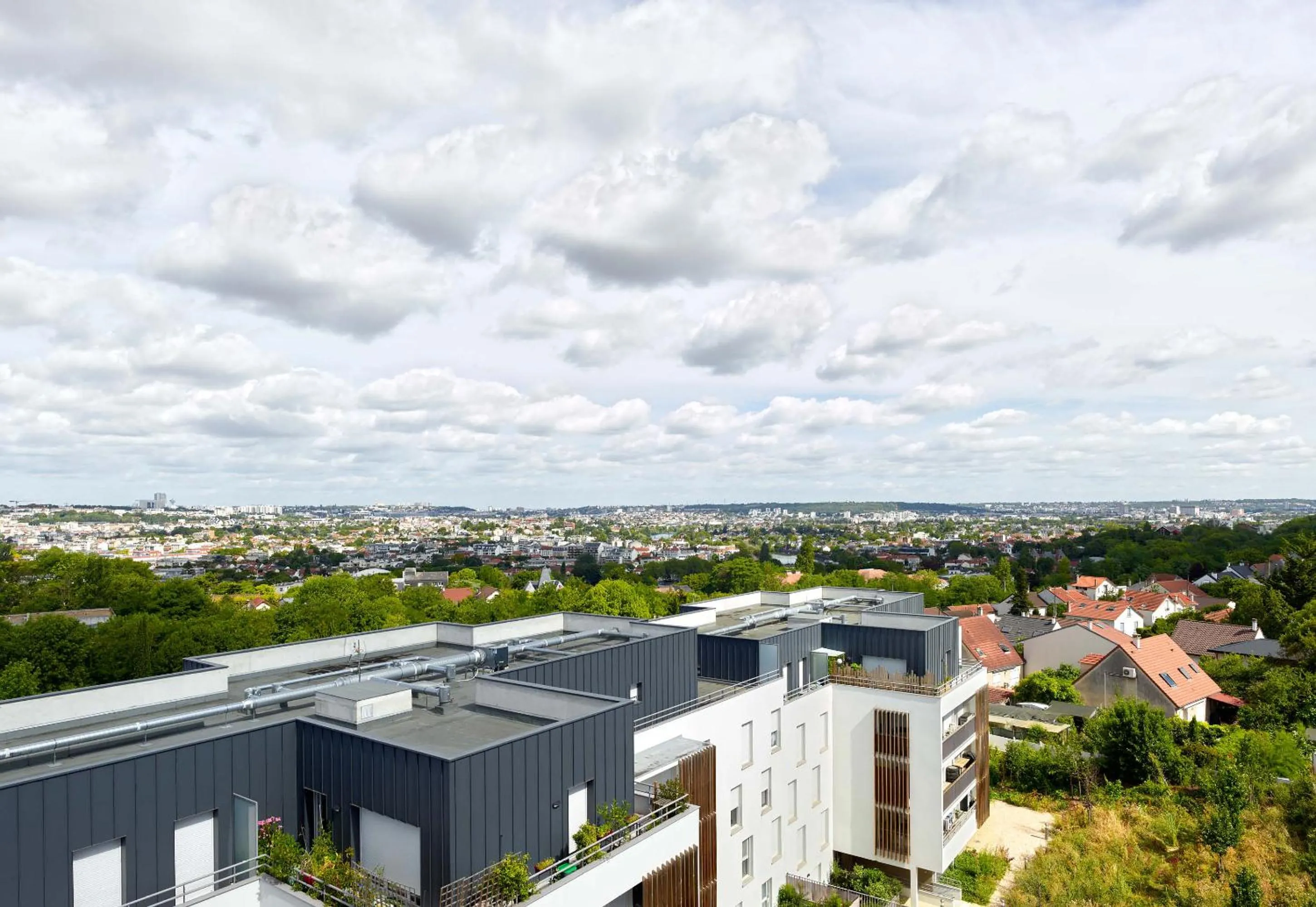 City view in B&B HOTEL Champigny-sur-Marne