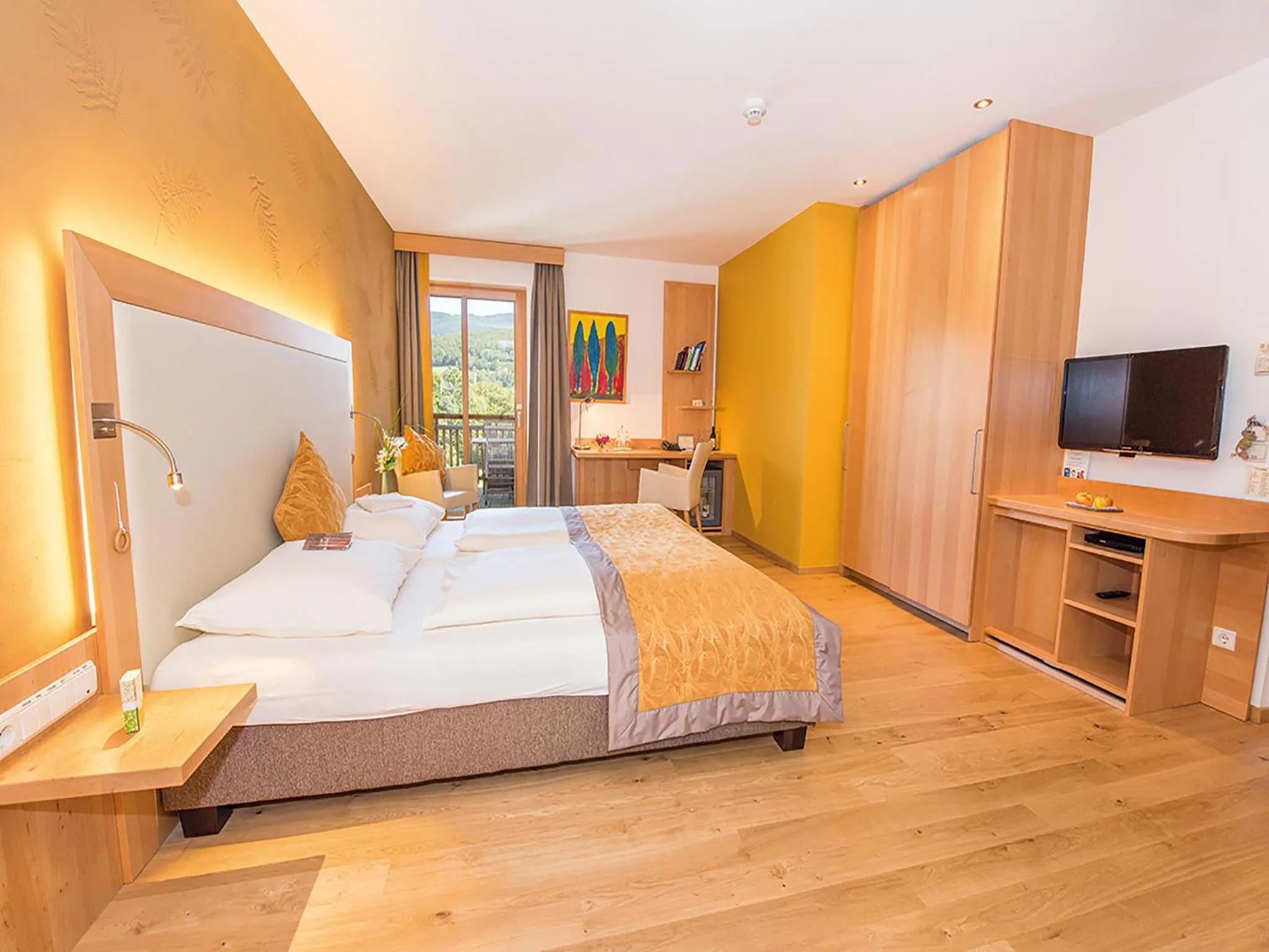 TV and multimedia, Bed in RETTER Bio-Natur-Resort