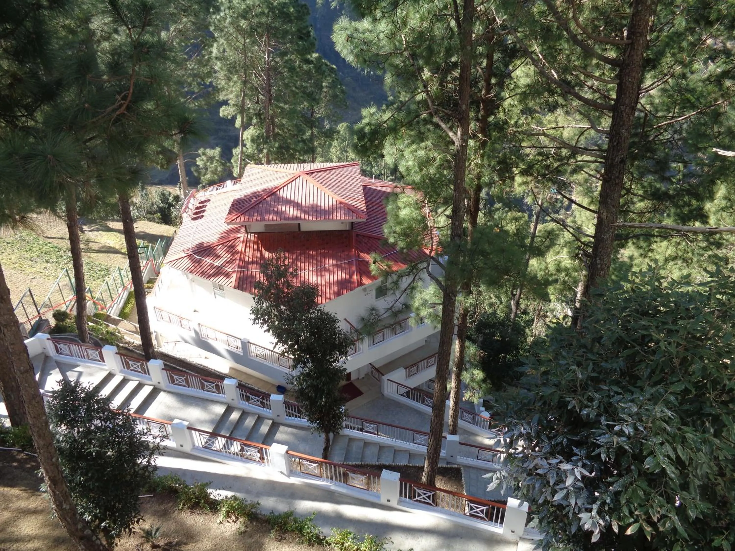 Bird's eye view in Himalayan Splendour Resort