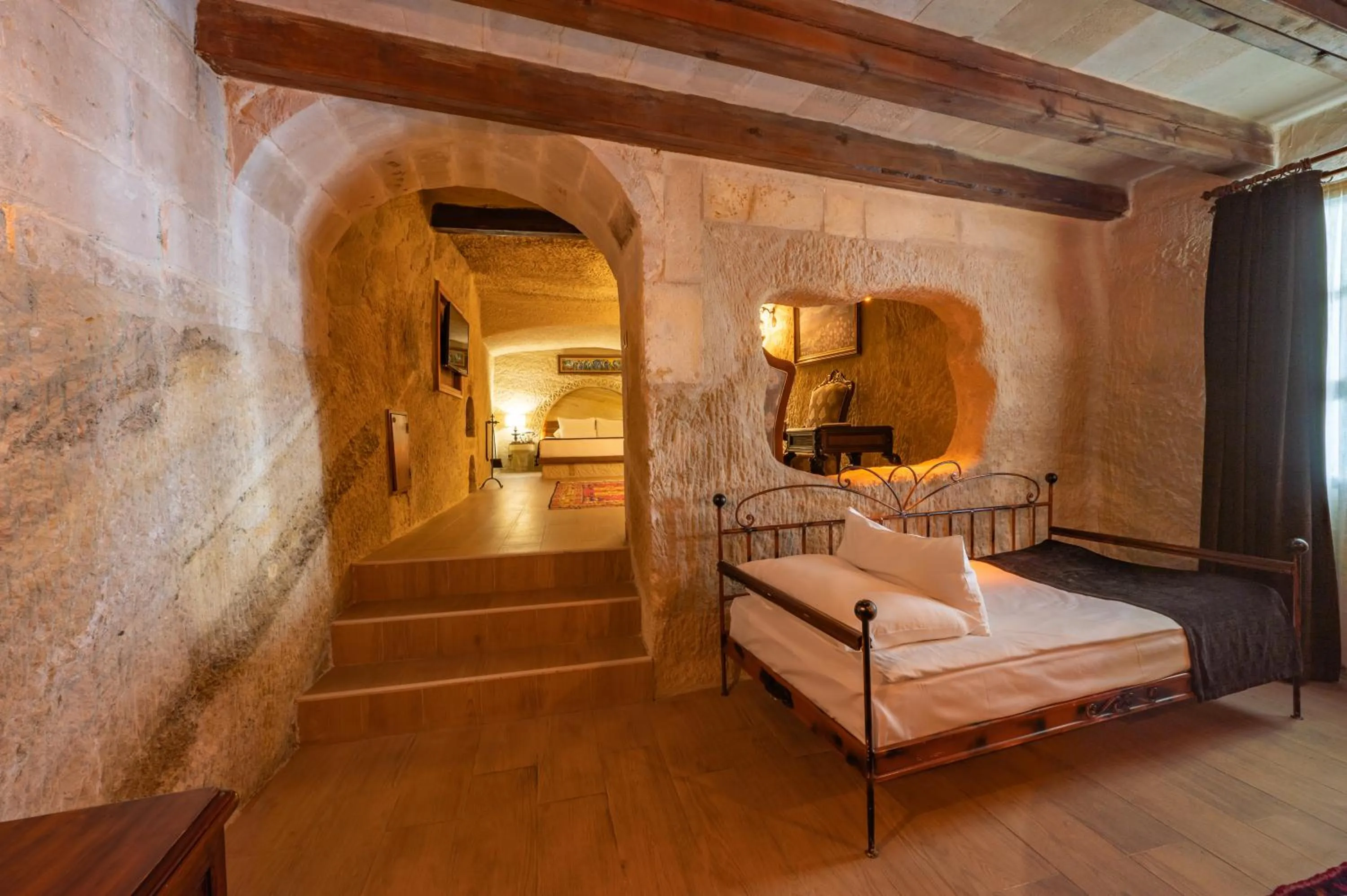 Bed in Utopia Cave Cappadocia