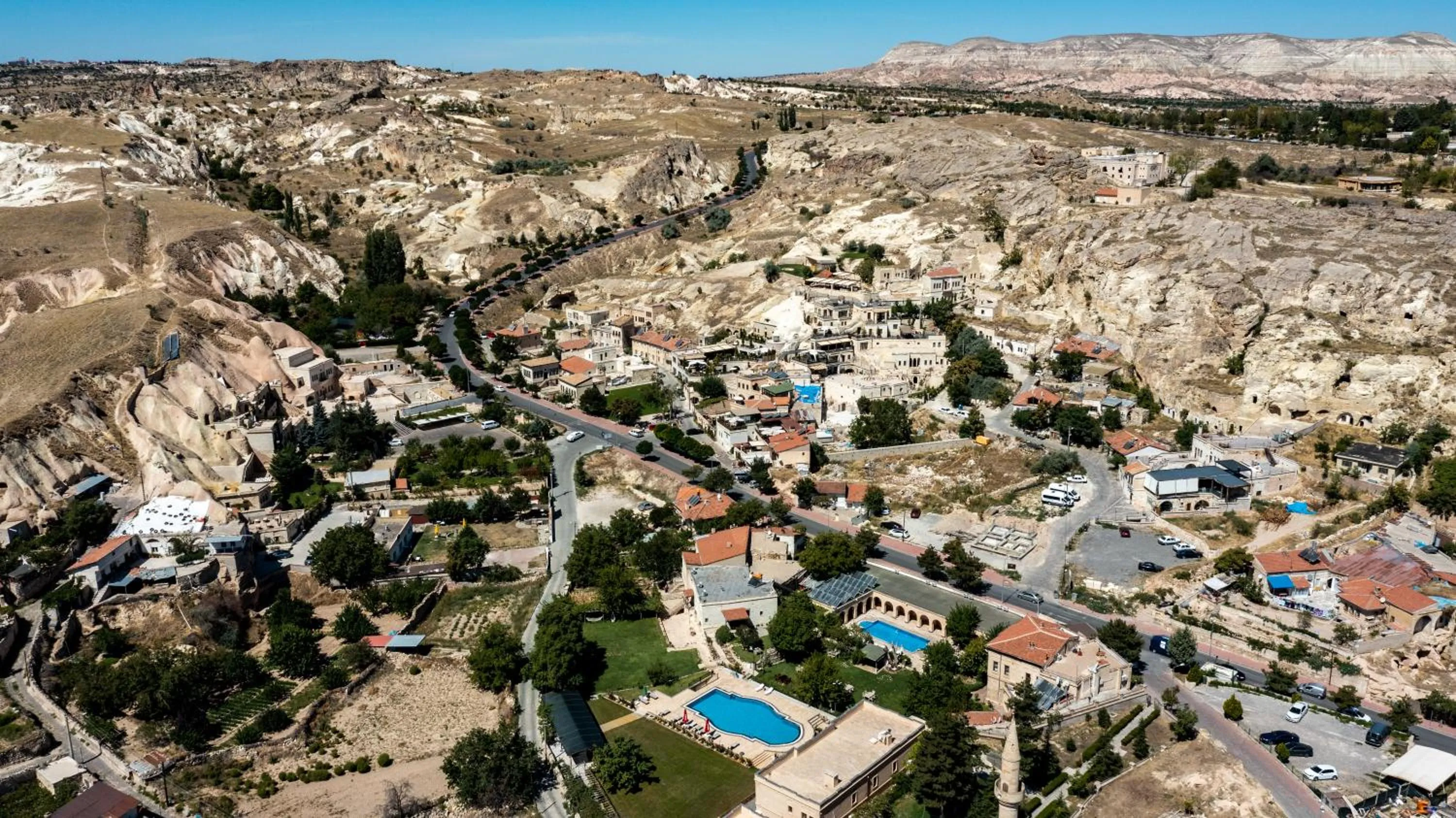 Bird's eye view in Utopia Cave Cappadocia