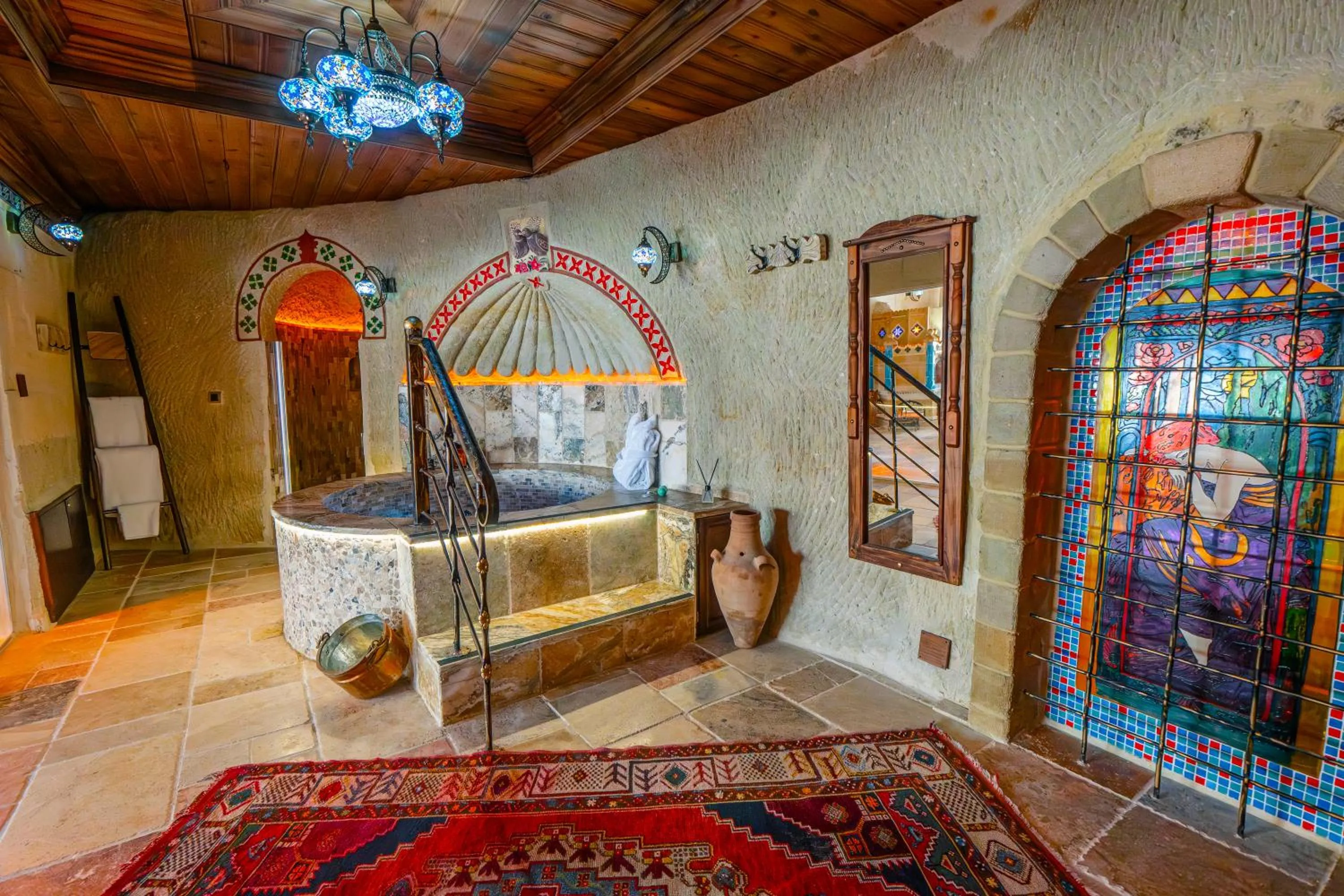 Hot Tub in Utopia Cave Cappadocia