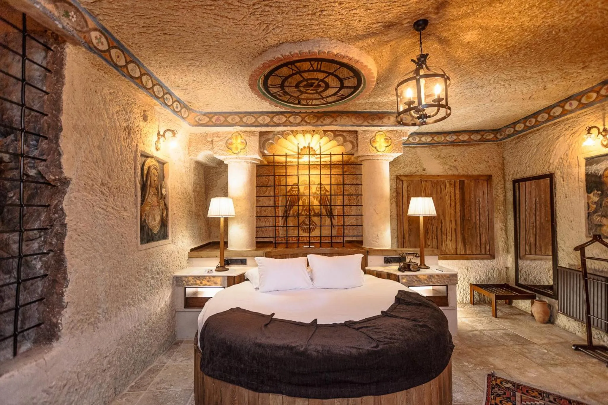 Bed in Utopia Cave Cappadocia