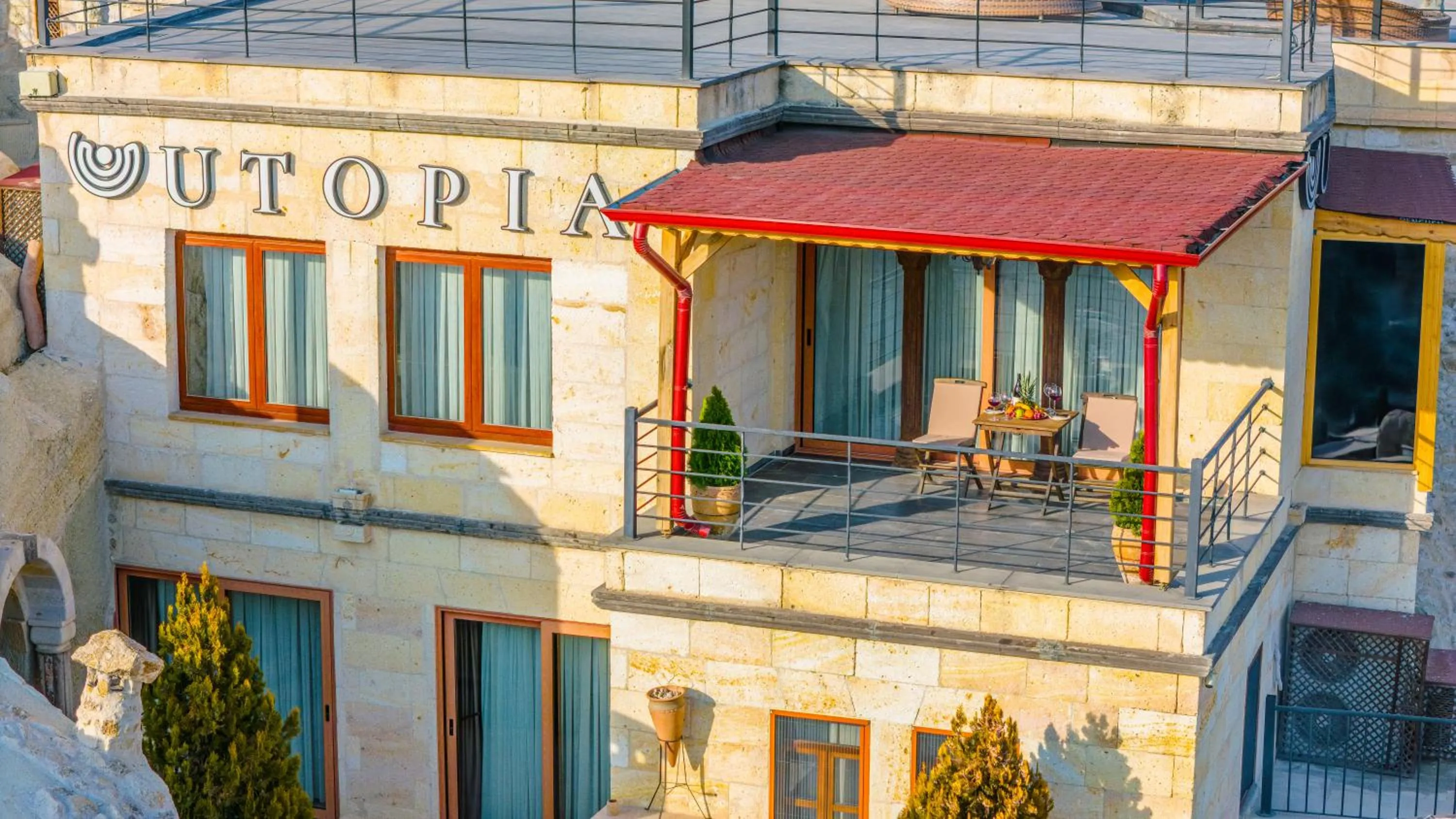 Balcony/Terrace in Utopia Cave Cappadocia