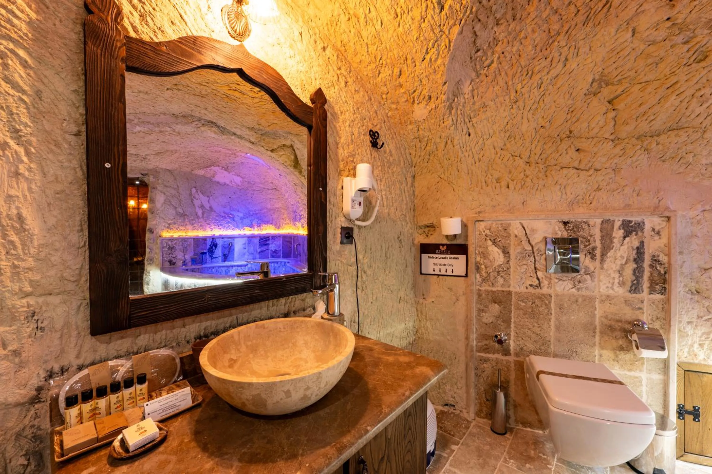 Toilet in Utopia Cave Cappadocia