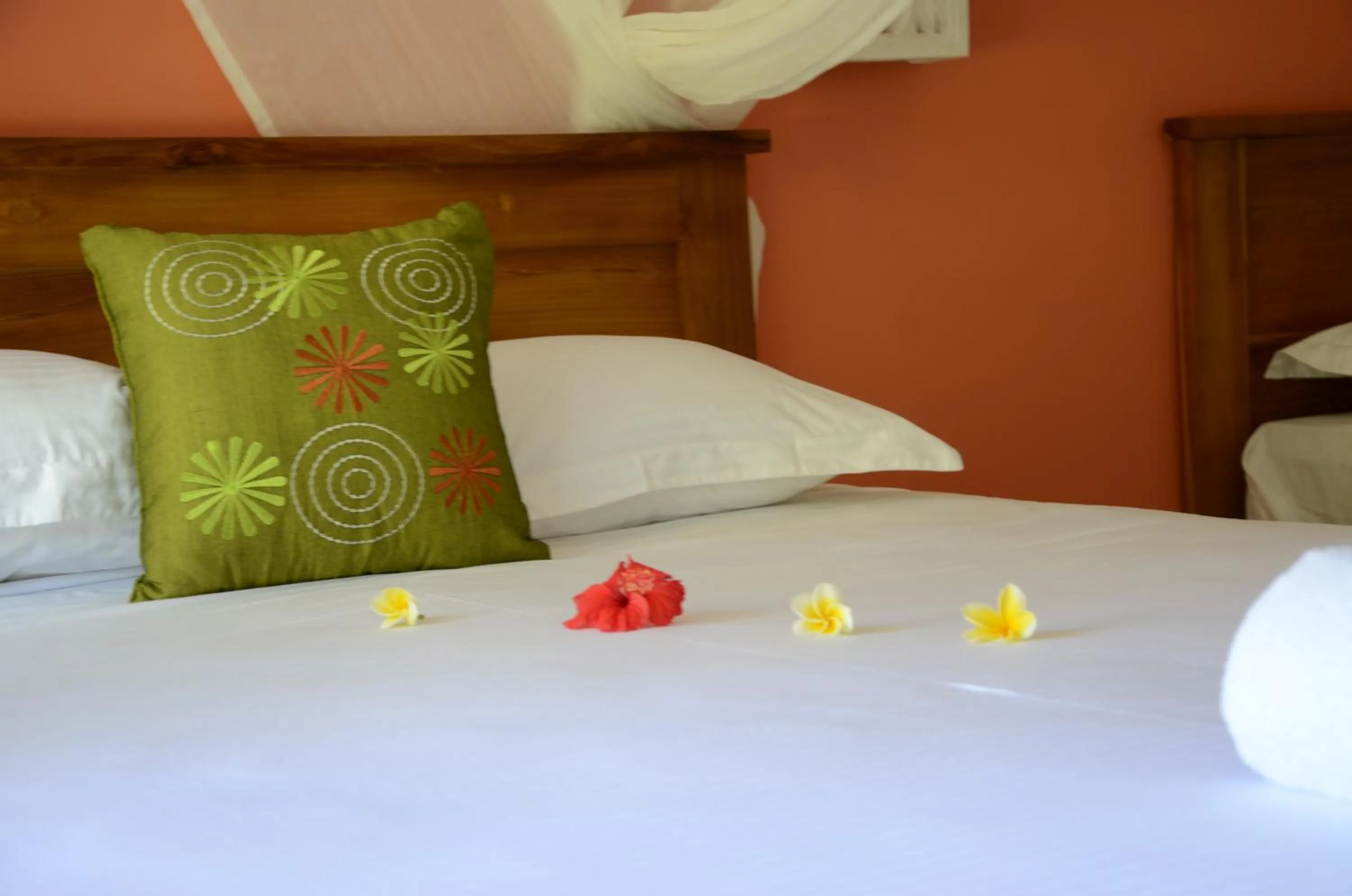 Bed in Arjuna Homestay