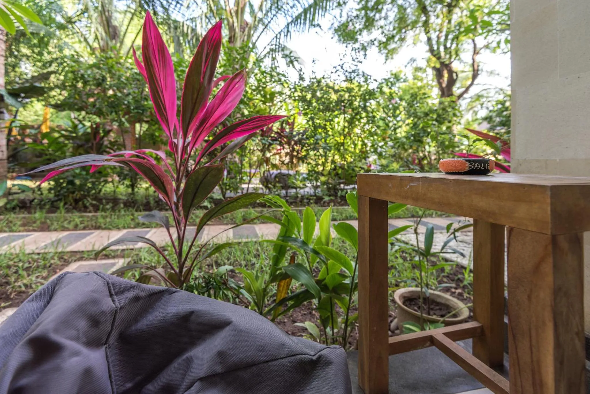 Garden view in Arjuna Homestay