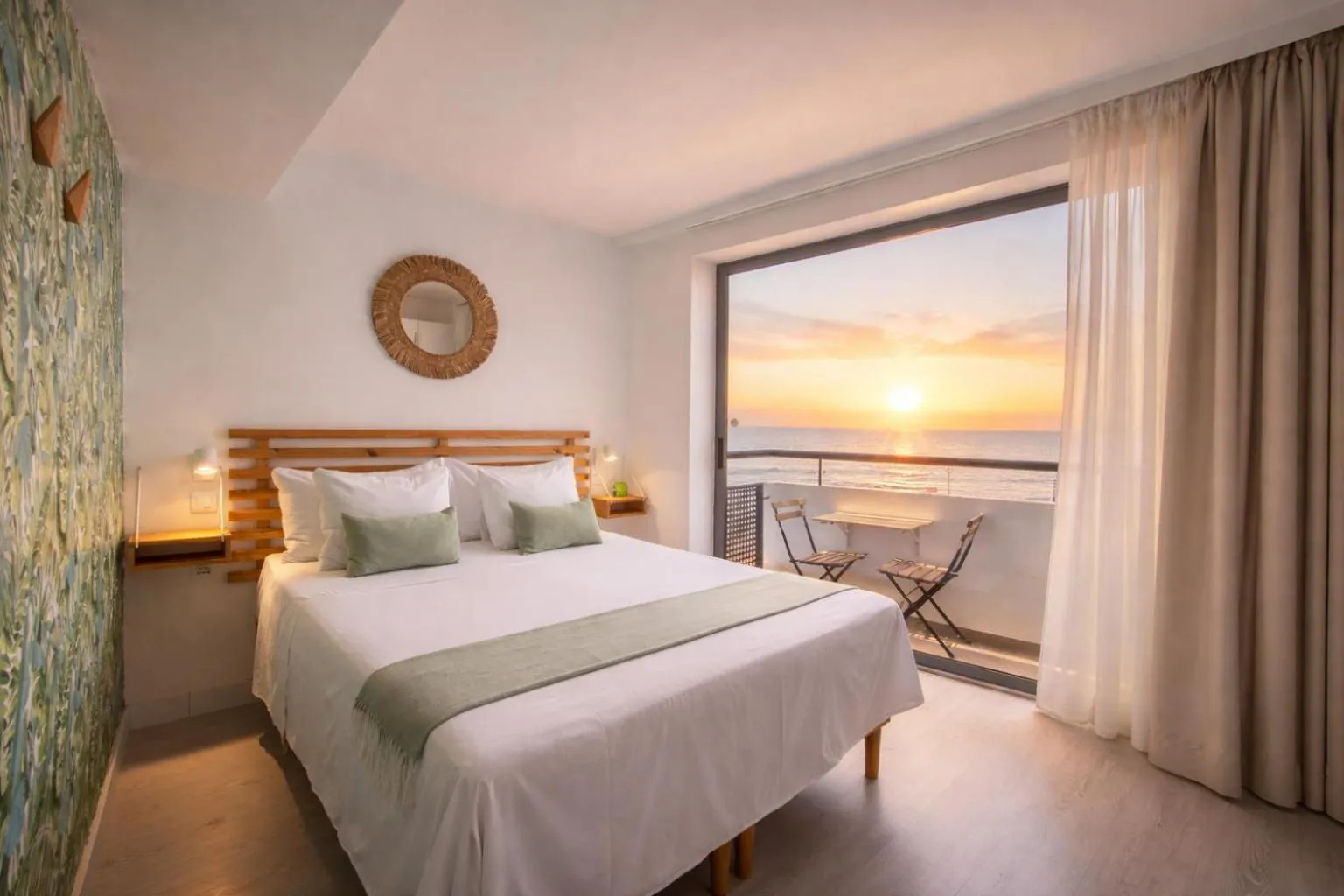 View (from property/room), Bed in Banana Garden La Palma