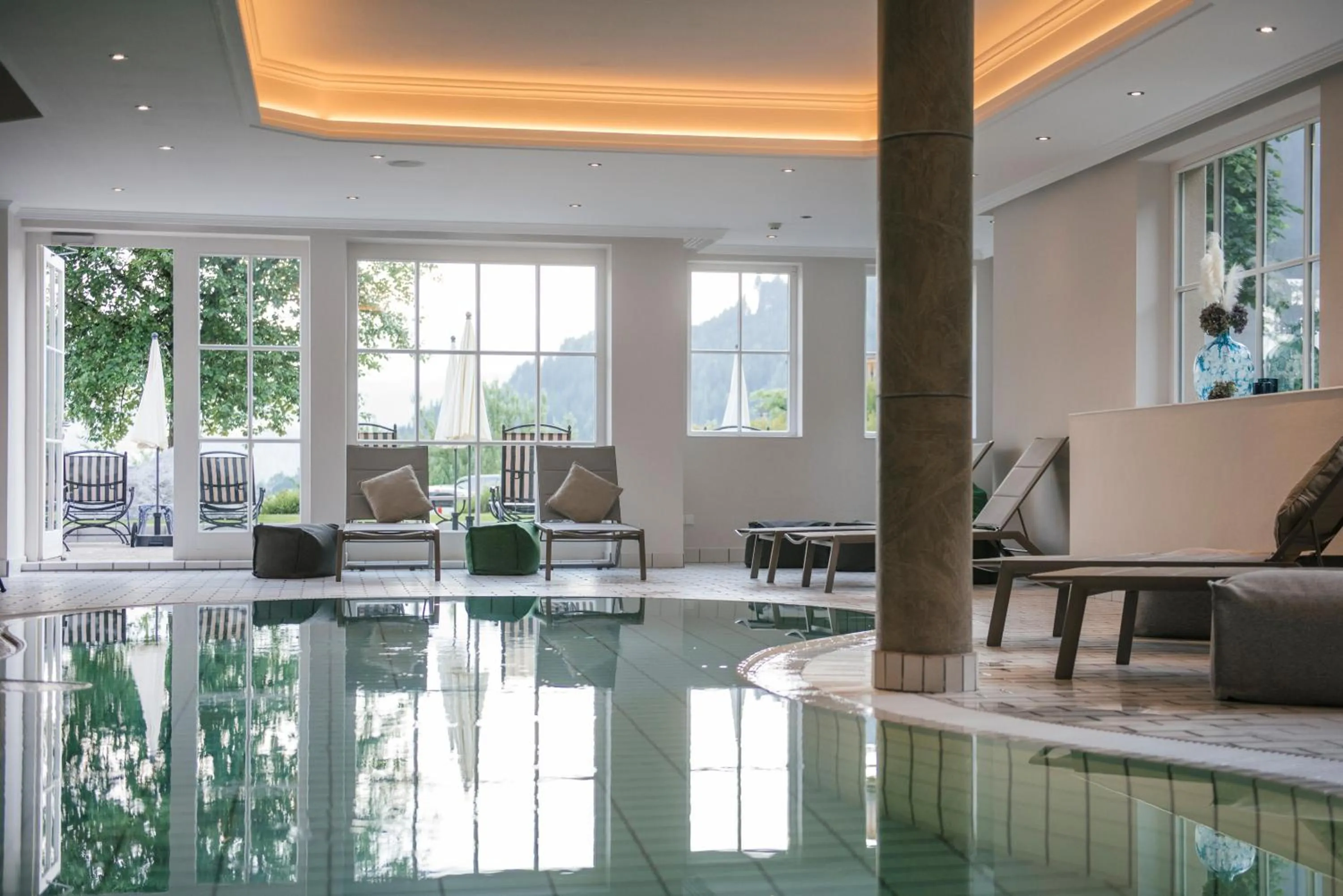 Swimming pool in Hotel AlpenSchlössl