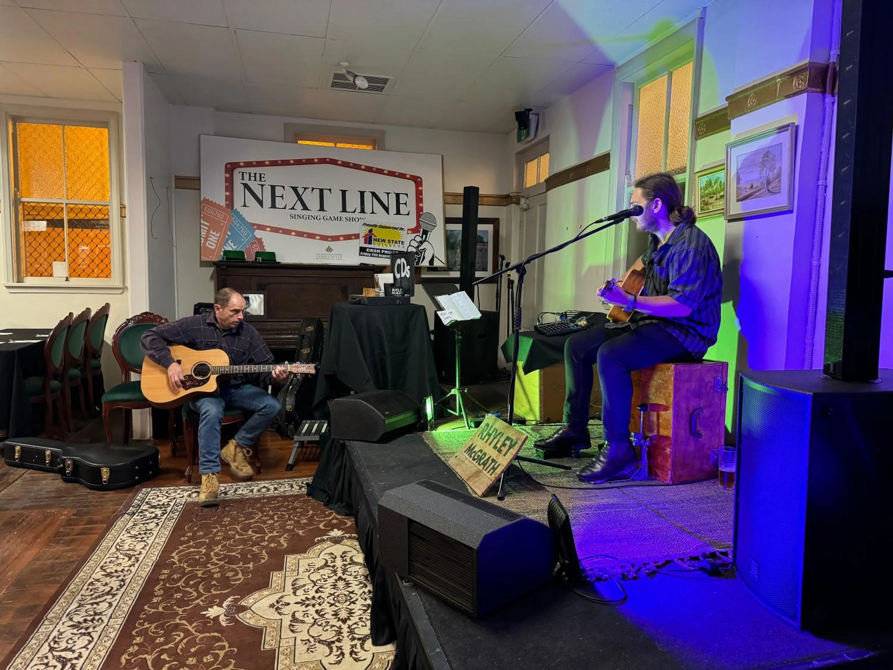 Evening entertainment in Club Boutique Hotel Cunnamulla