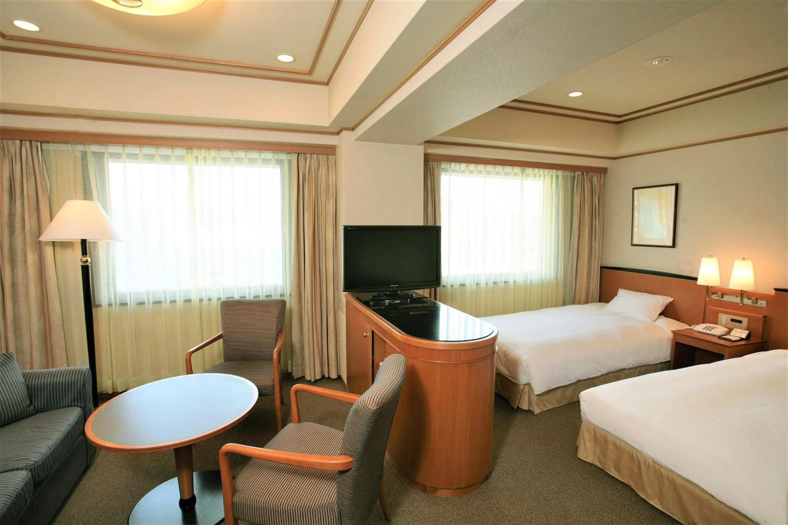 Photo of the whole room, Bed in Sun Members Kyoto Saga