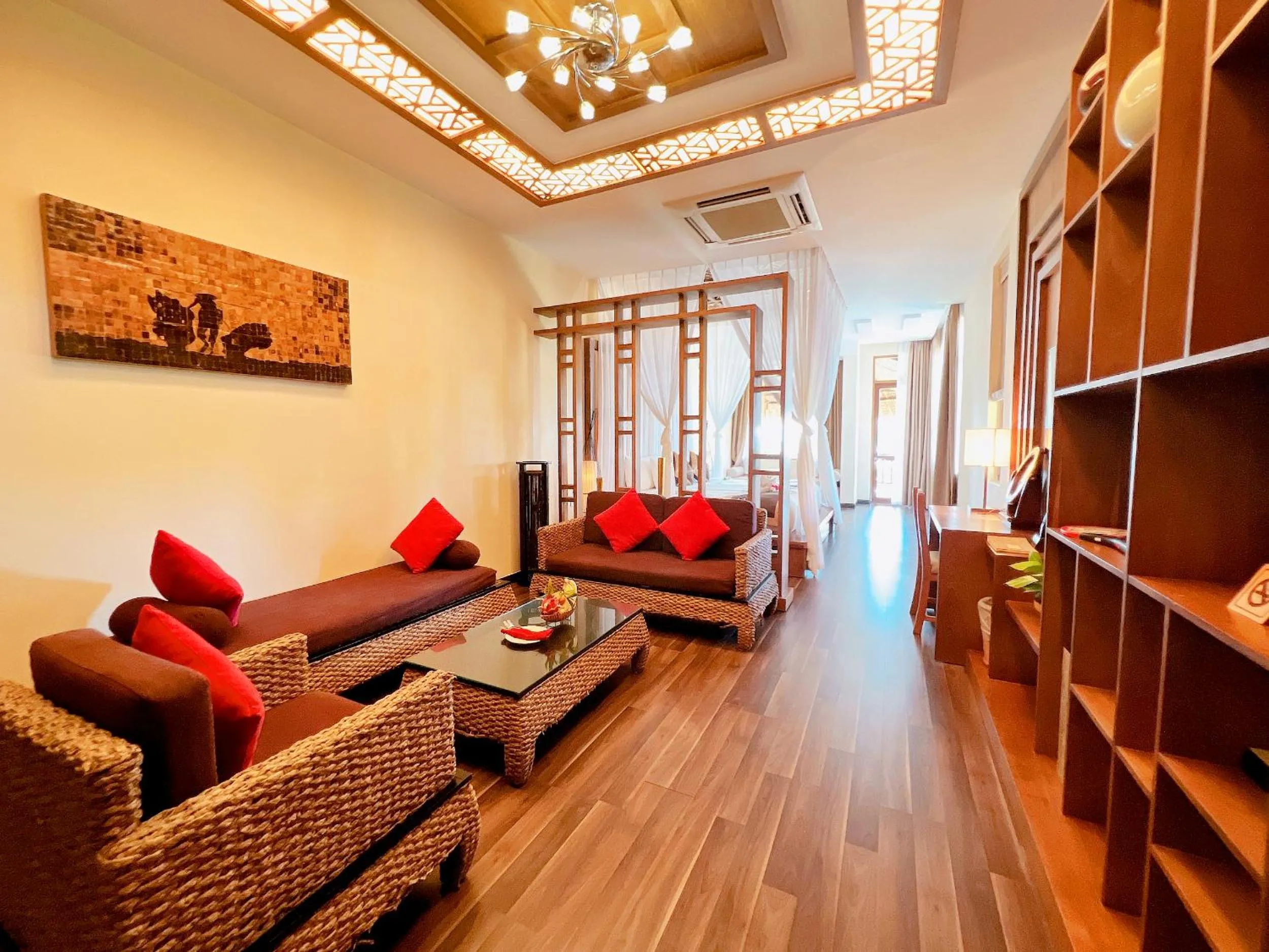 Living room in Aroma Beach Resort and Spa