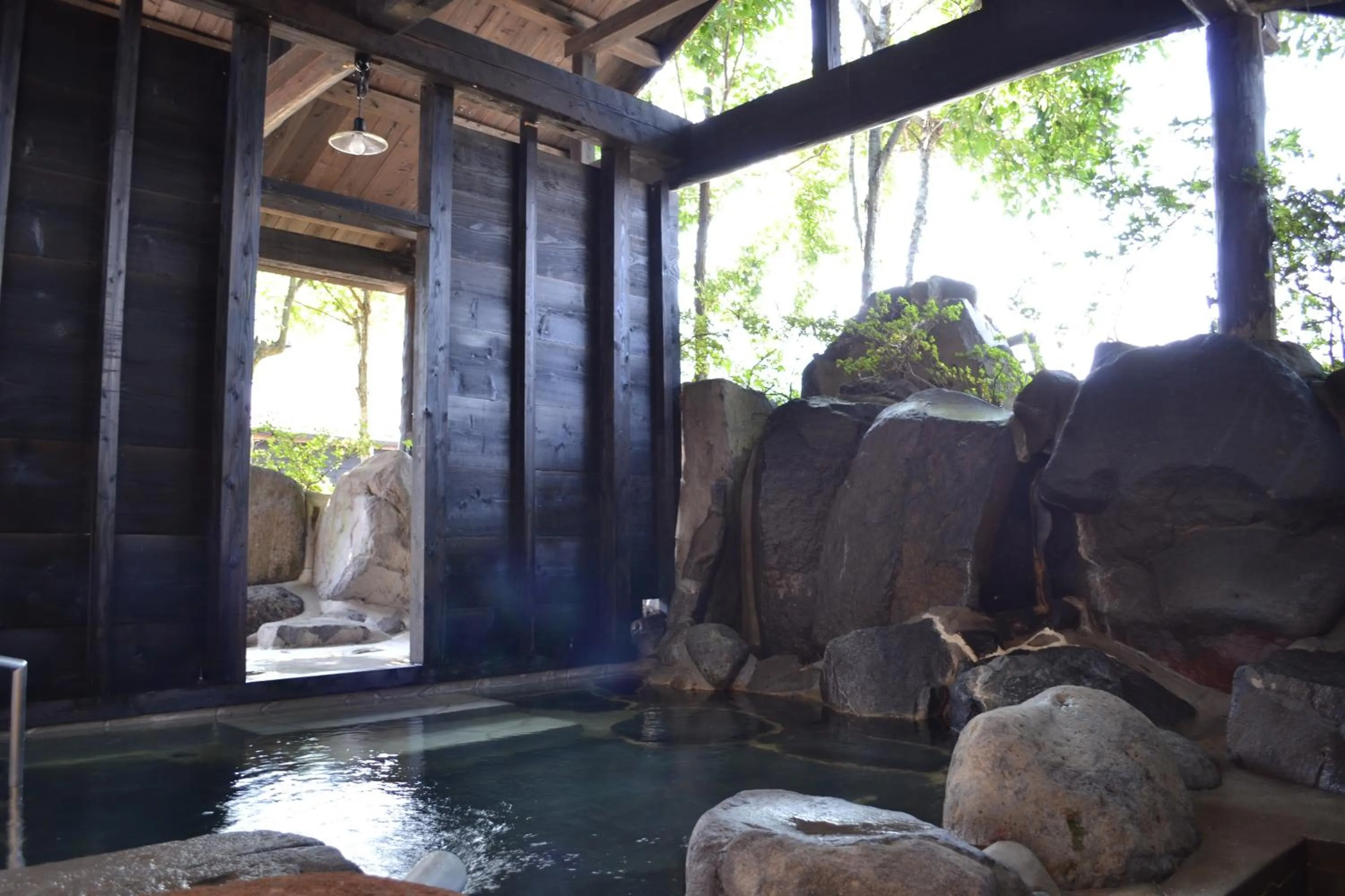 Hot Spring Bath in Tabinoyado Asonoyu