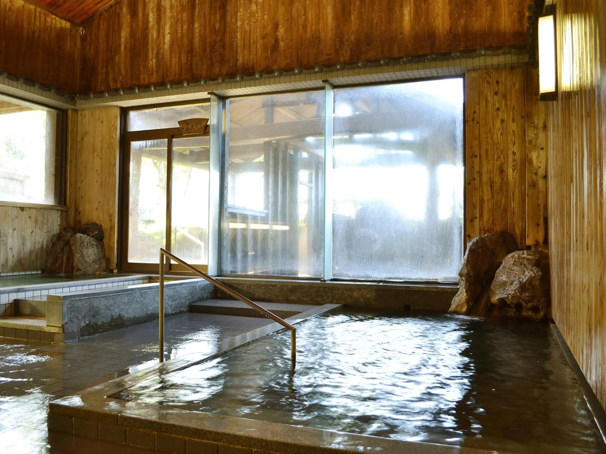Hot Spring Bath in Tabinoyado Asonoyu