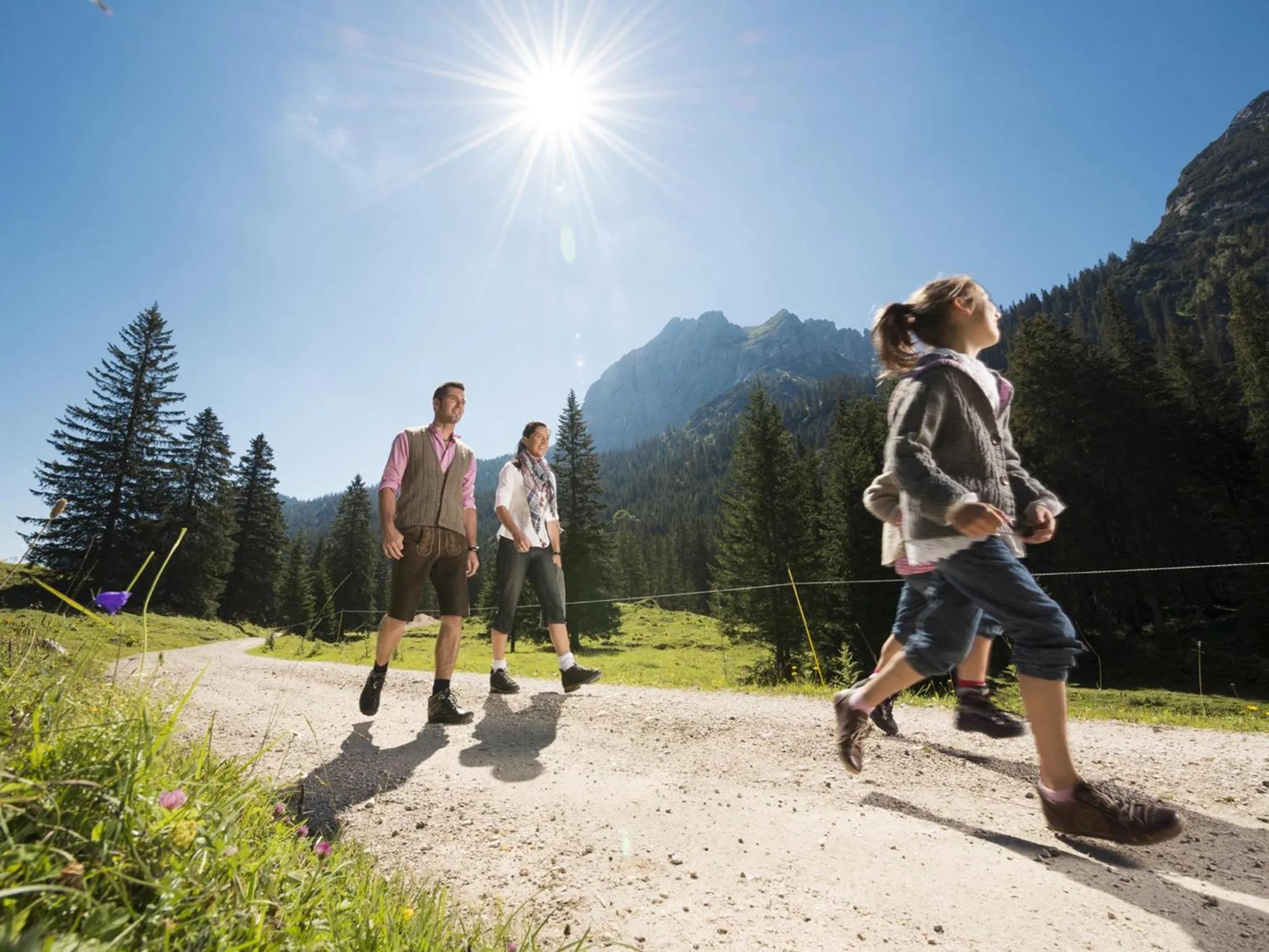 Hiking in Hotel Goldene Rose