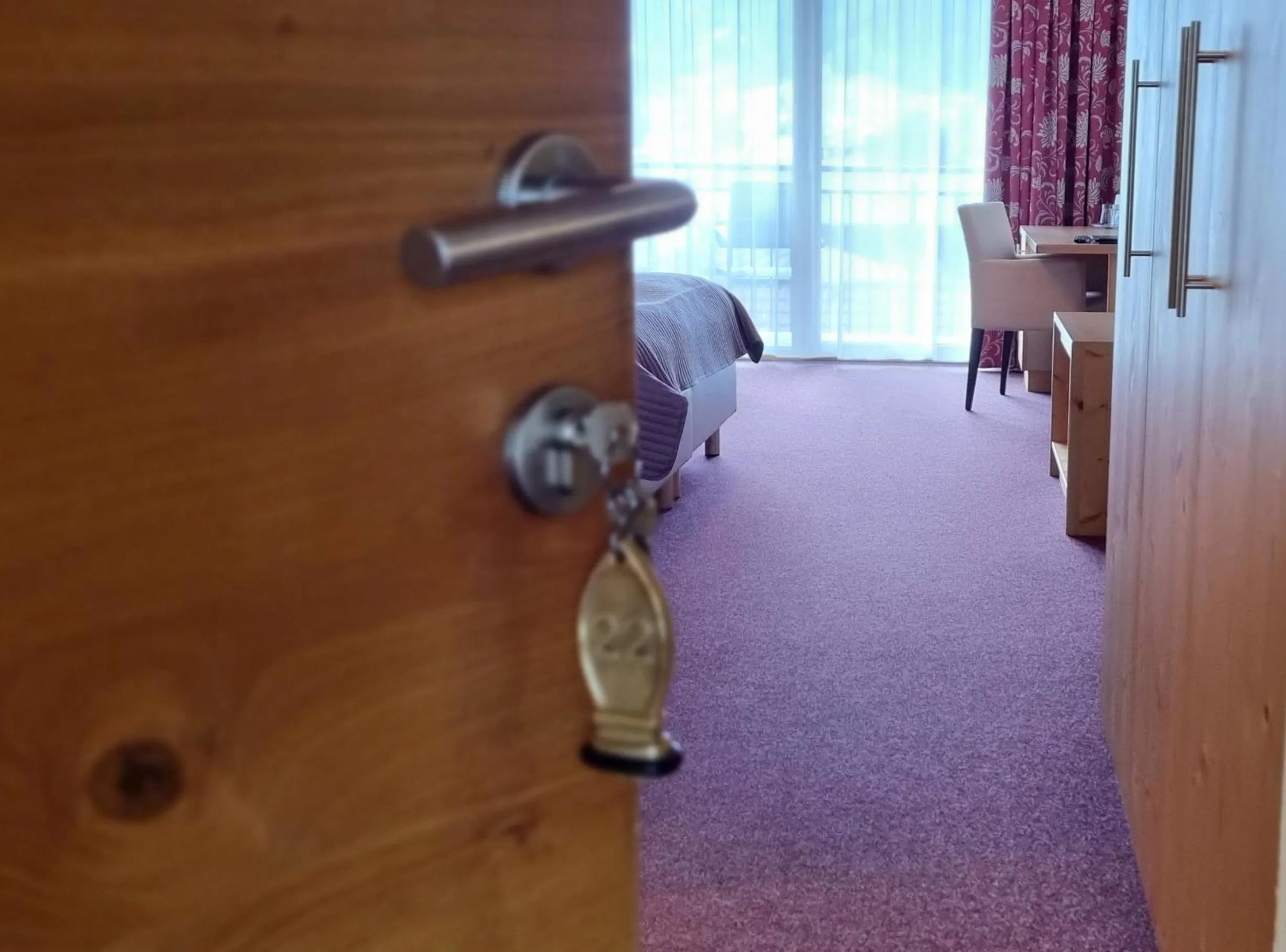 Decorative detail in Hotel Goldene Rose