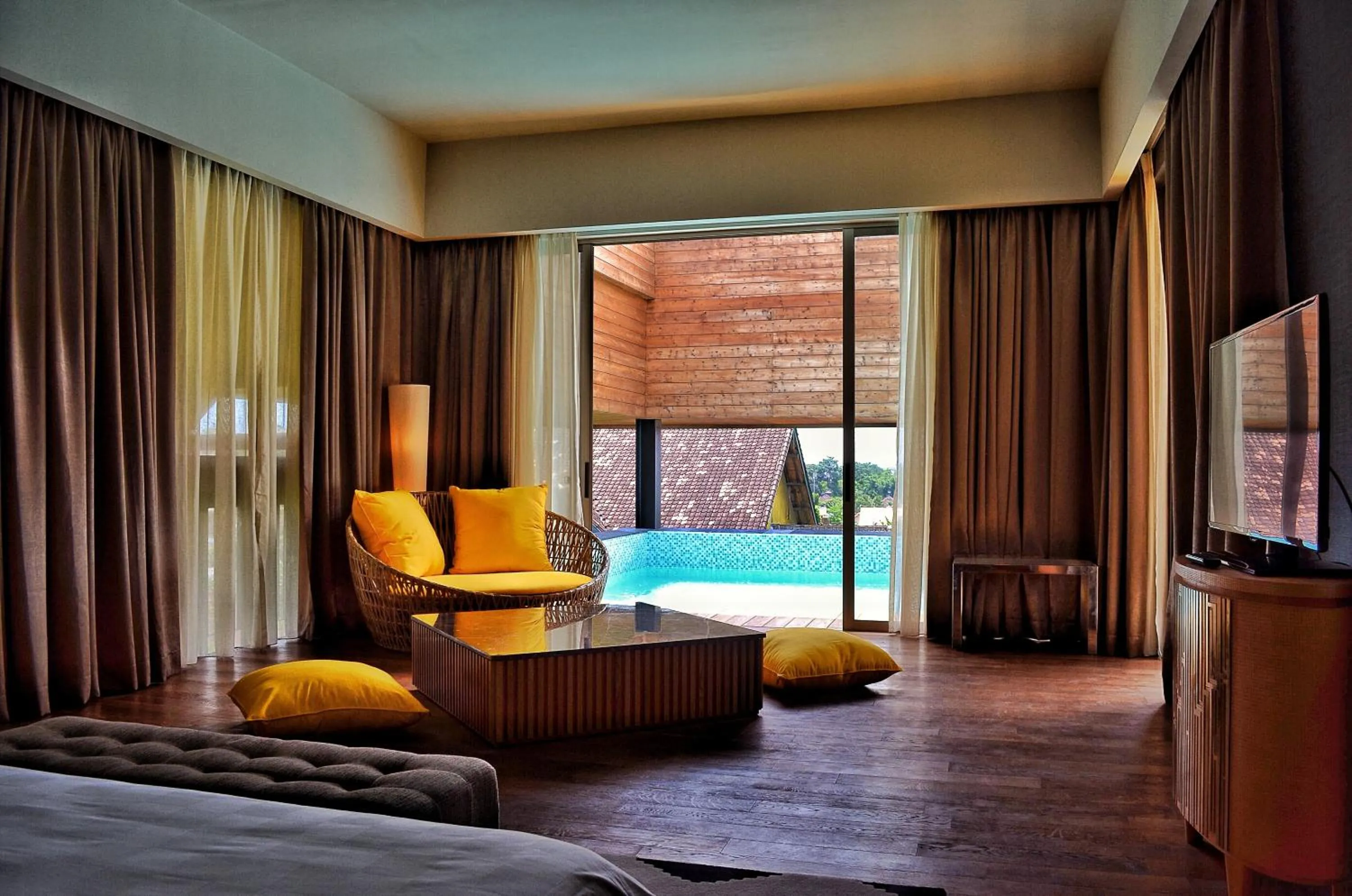 Photo of the whole room in TS SUITES Seminyak Bali