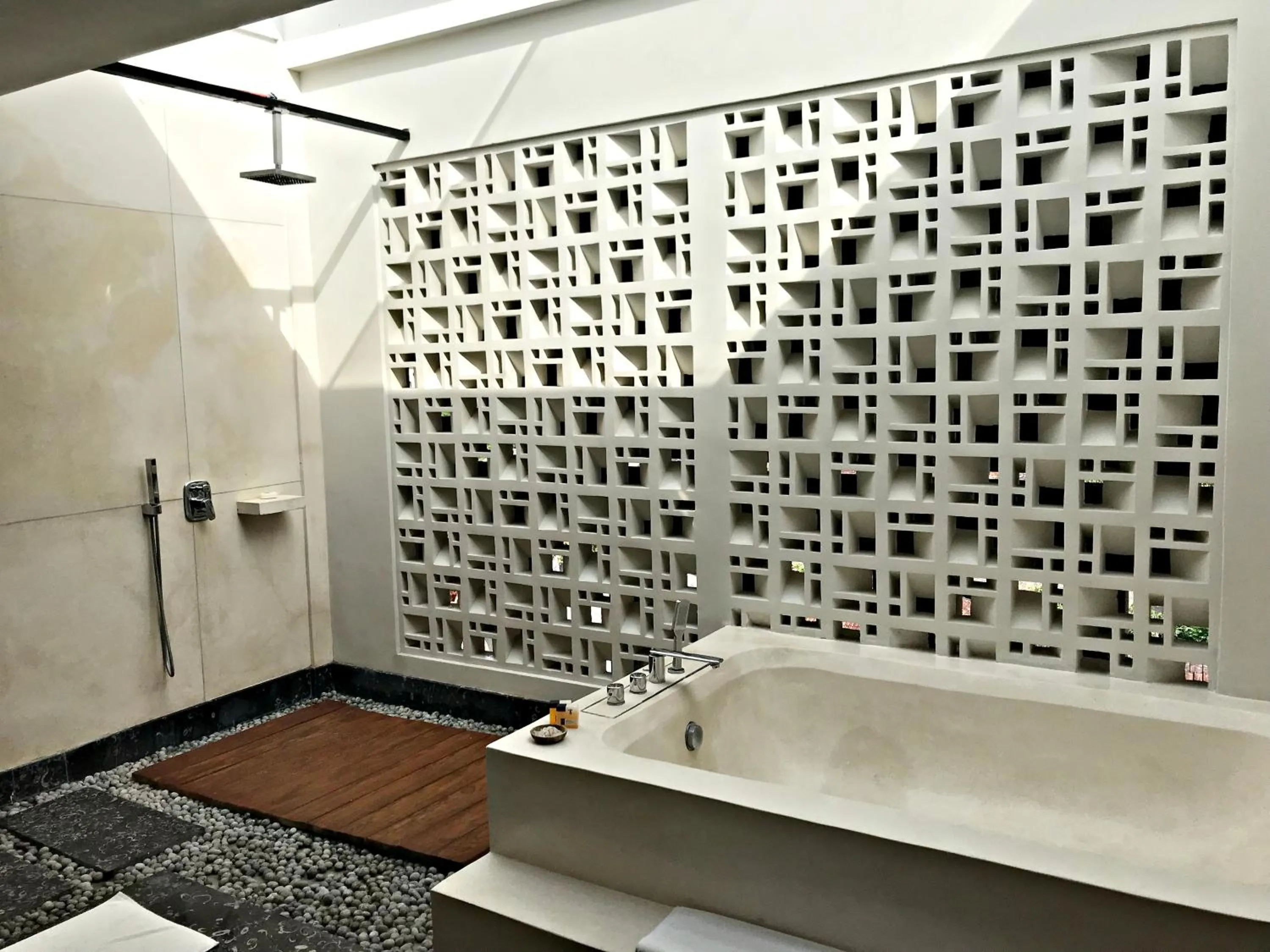 Bath in TS SUITES Seminyak Bali