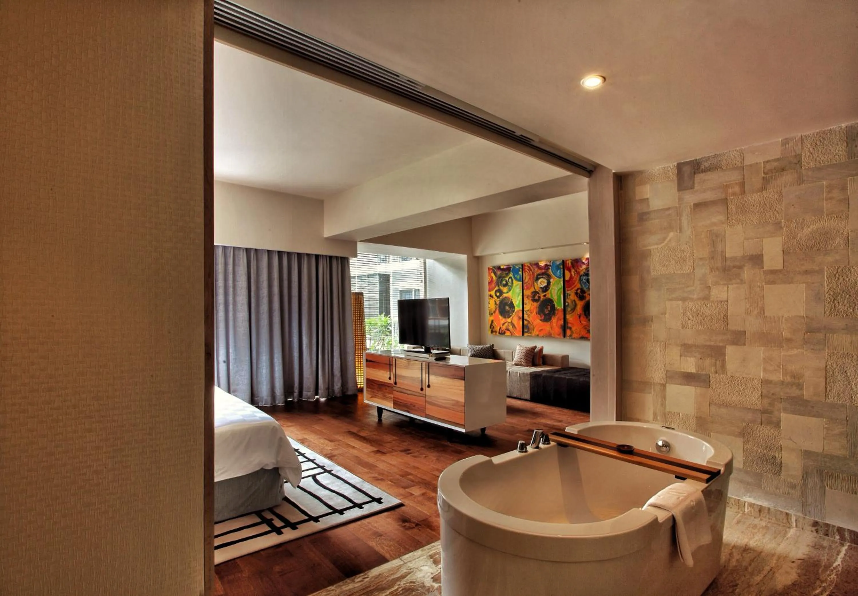 Bath in TS SUITES Seminyak Bali