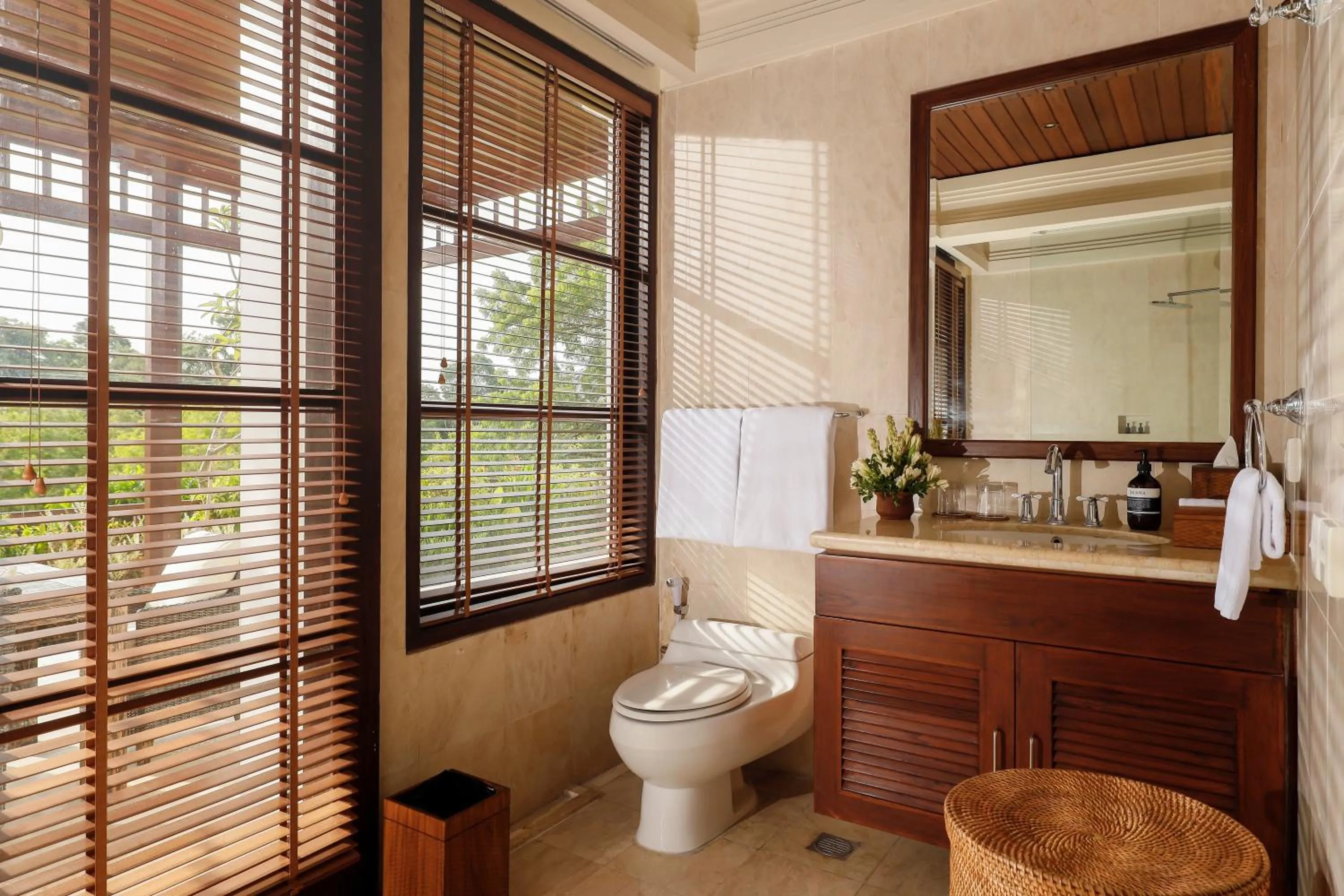 Bathroom in Jimbaran Beach Villas by Nakula