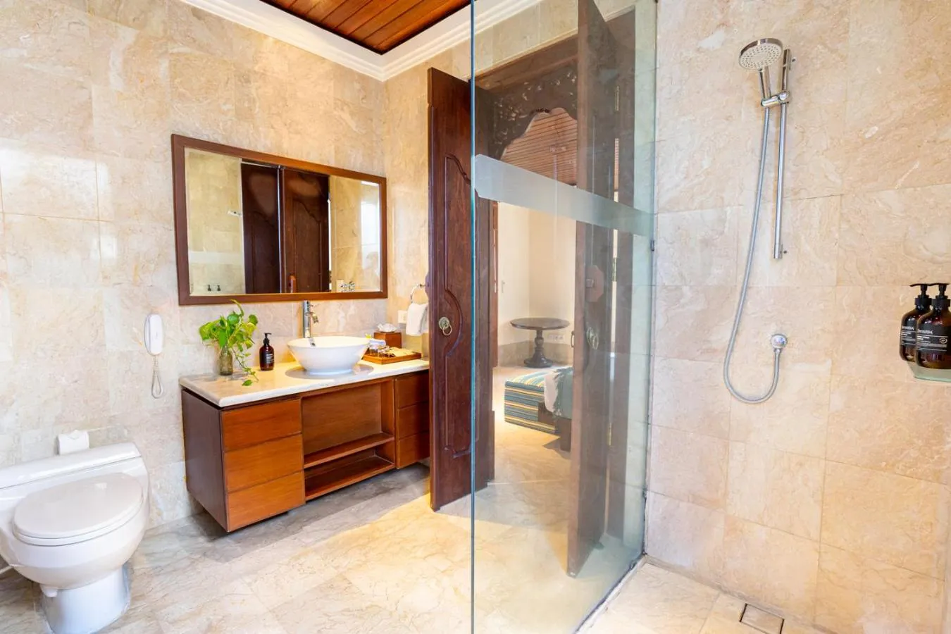 Bathroom in Jimbaran Beach Villas by Nakula