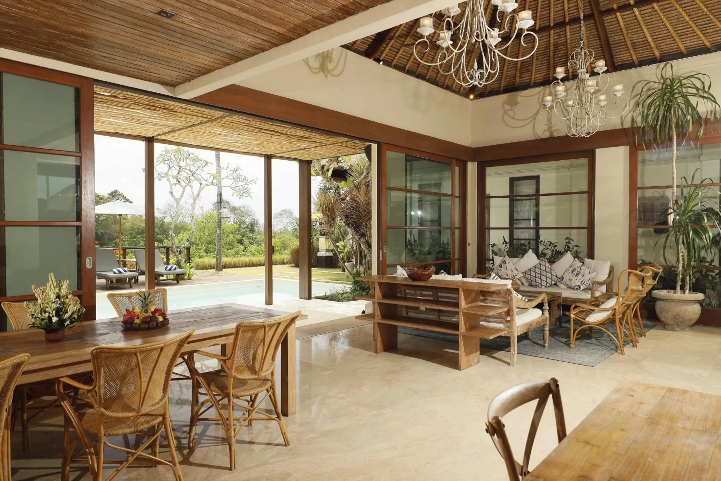 Patio in Jimbaran Beach Villas by Nakula