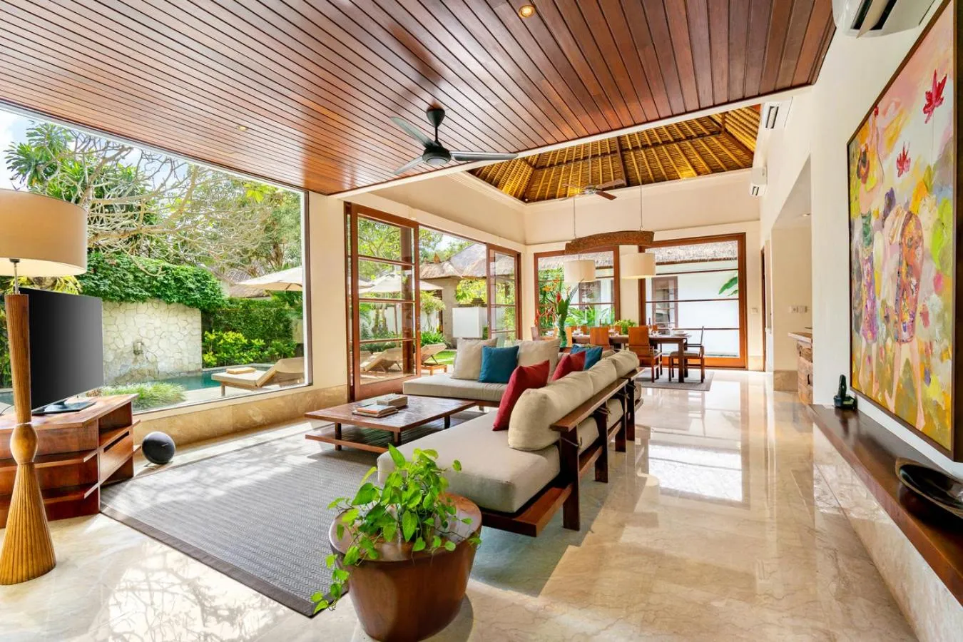 Living room in Jimbaran Beach Villas by Nakula