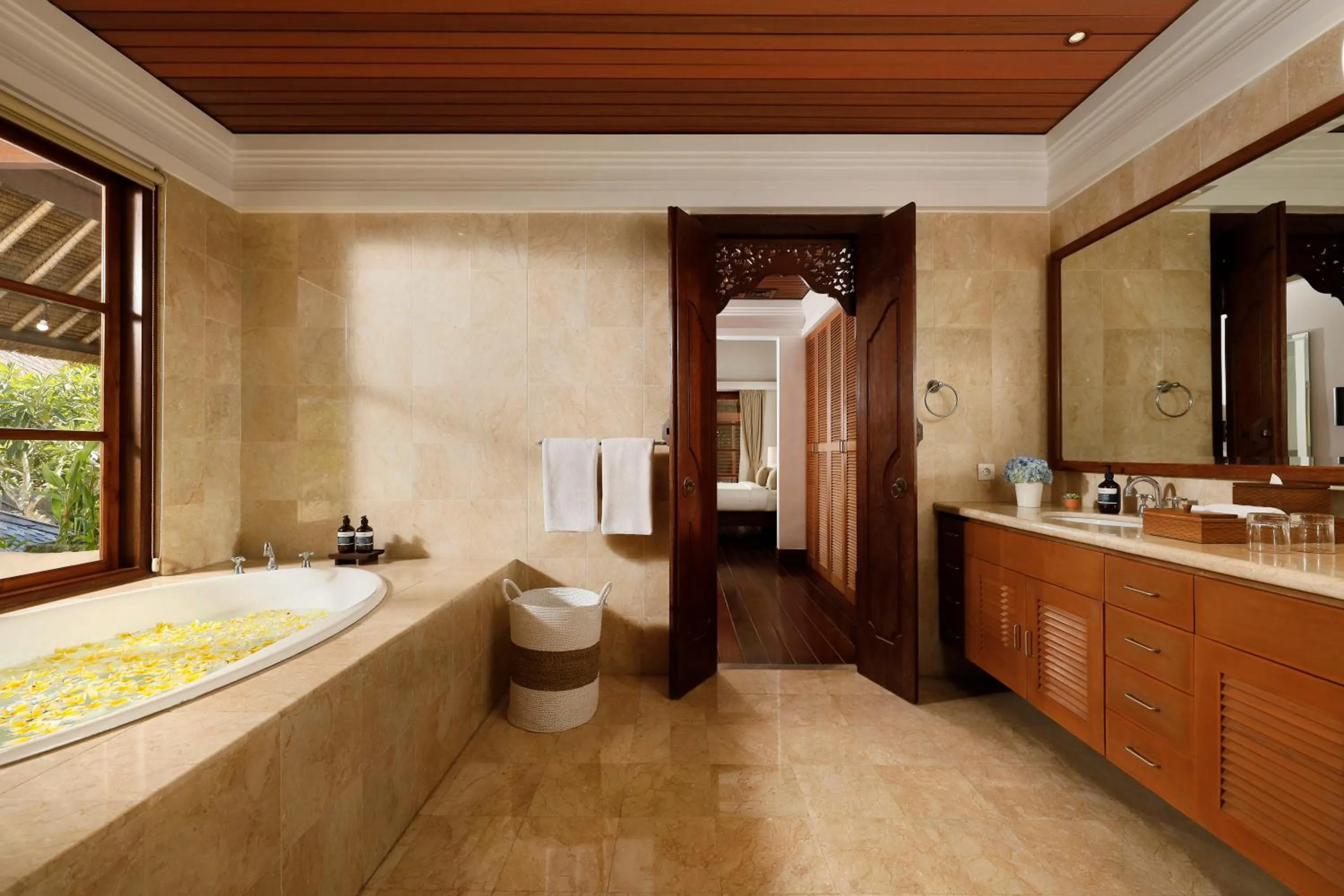 Bathroom in Jimbaran Beach Villas by Nakula