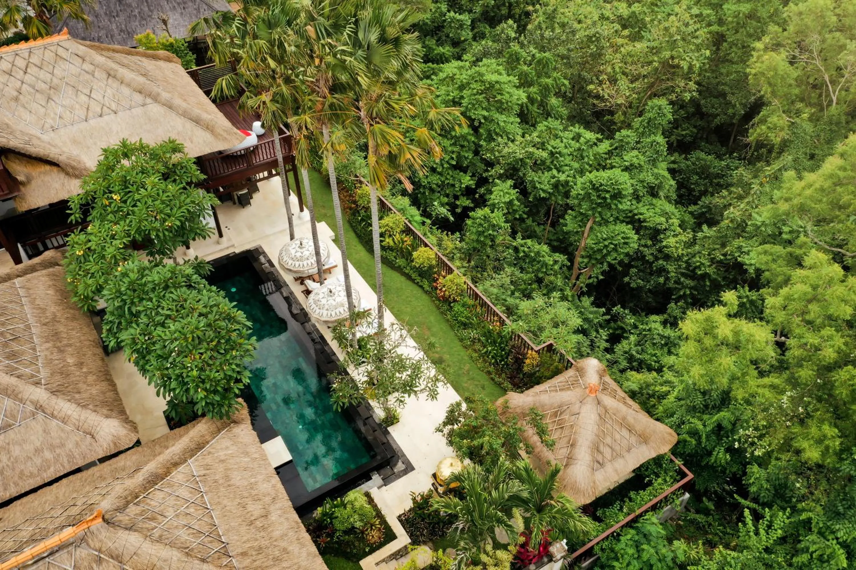 Pool view in Jimbaran Beach Villas by Nakula