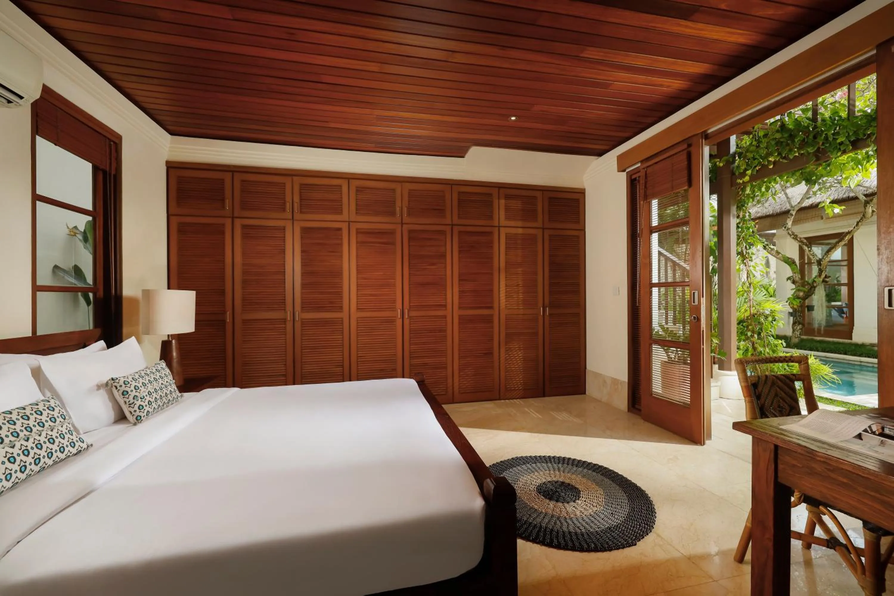 Bedroom, Bed in Jimbaran Beach Villas by Nakula