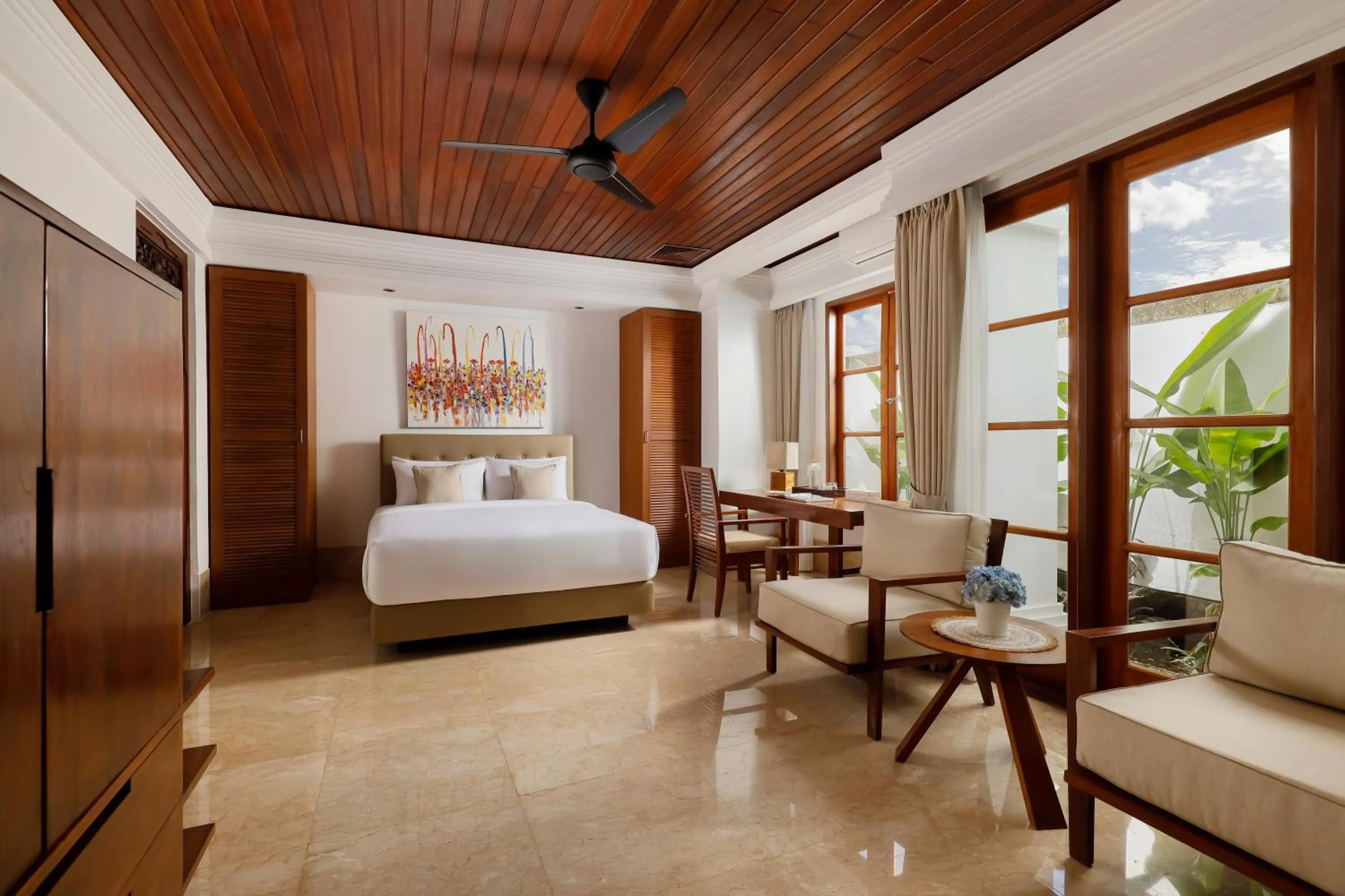 Bed in Jimbaran Beach Villas by Nakula