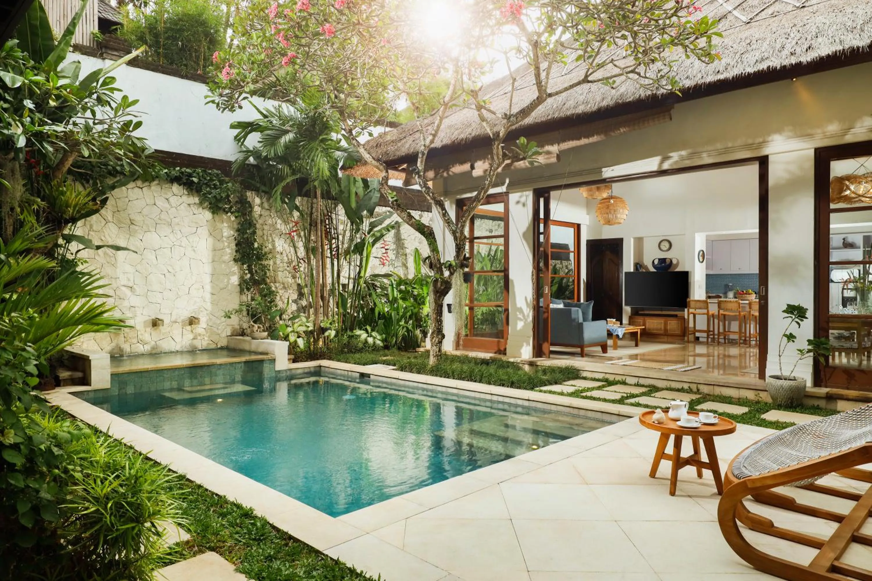 Garden in Jimbaran Beach Villas by Nakula