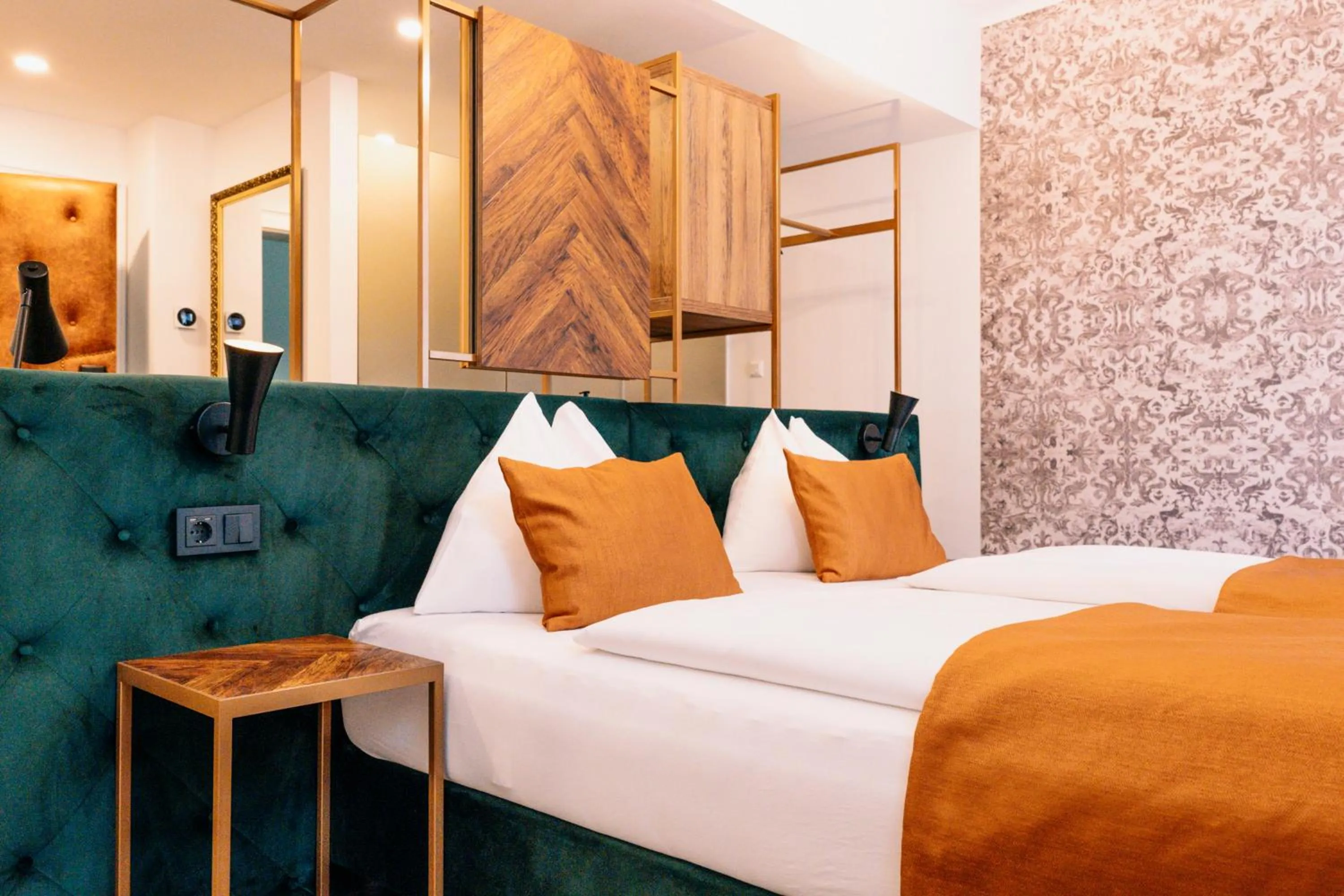 Bed in Hotel Palais26