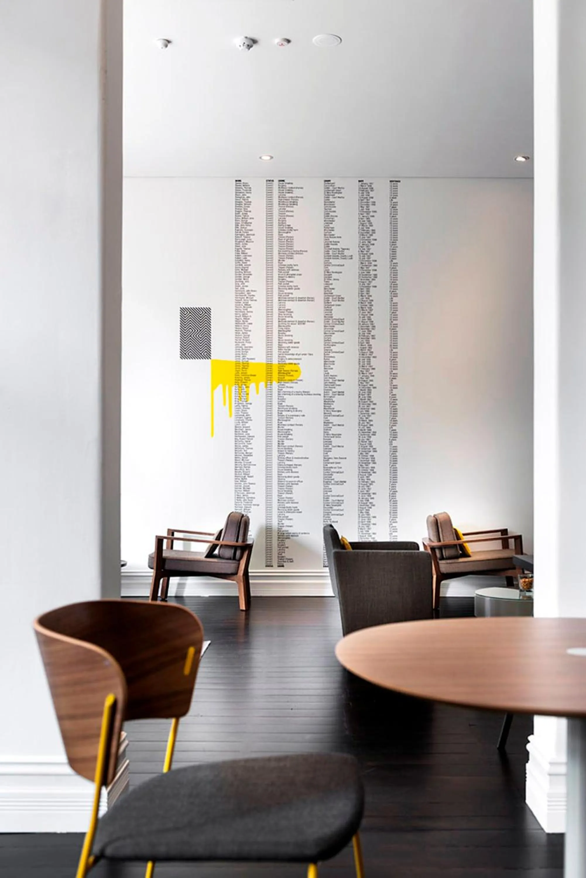 Seating area in Hougoumont Hotel Fremantle