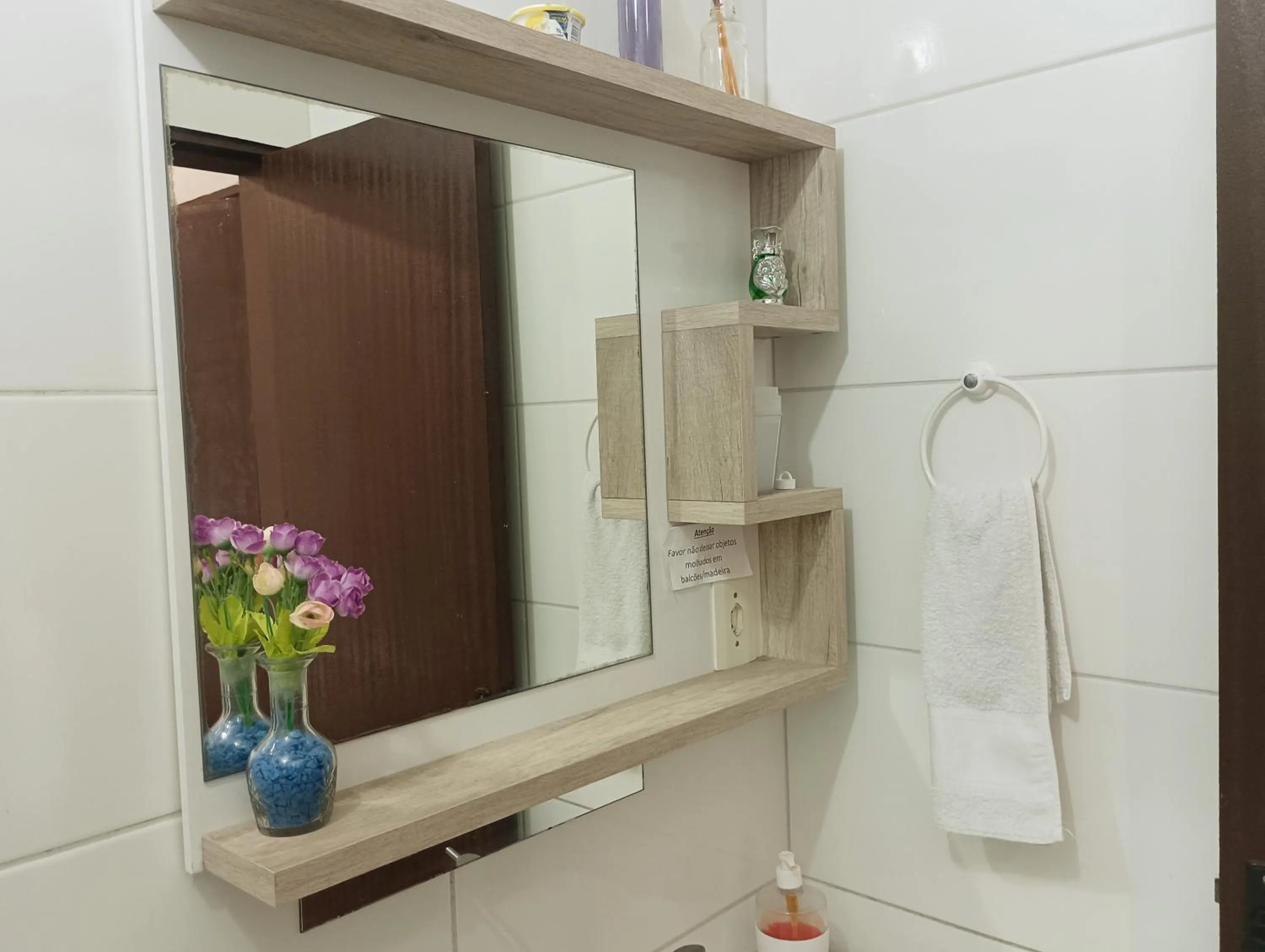 Shower in Pousada Executiva SolRiso Aeroporto Florianópolis