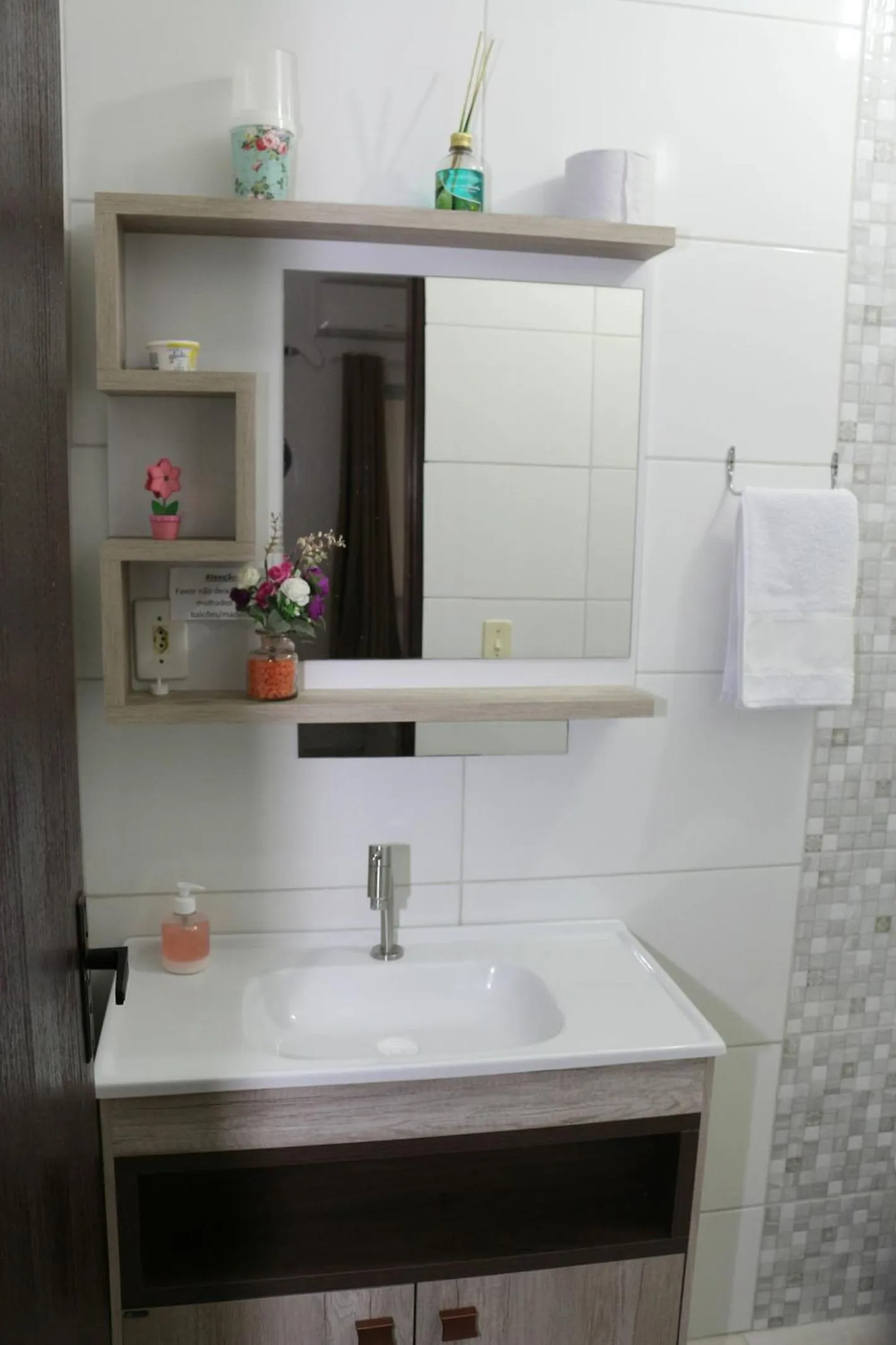 Bathroom in Pousada Executiva SolRiso Aeroporto Florianópolis