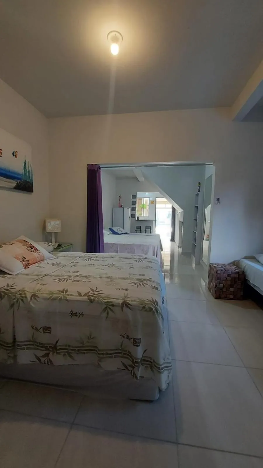 Bed in Pousada Executiva SolRiso Aeroporto Florianópolis