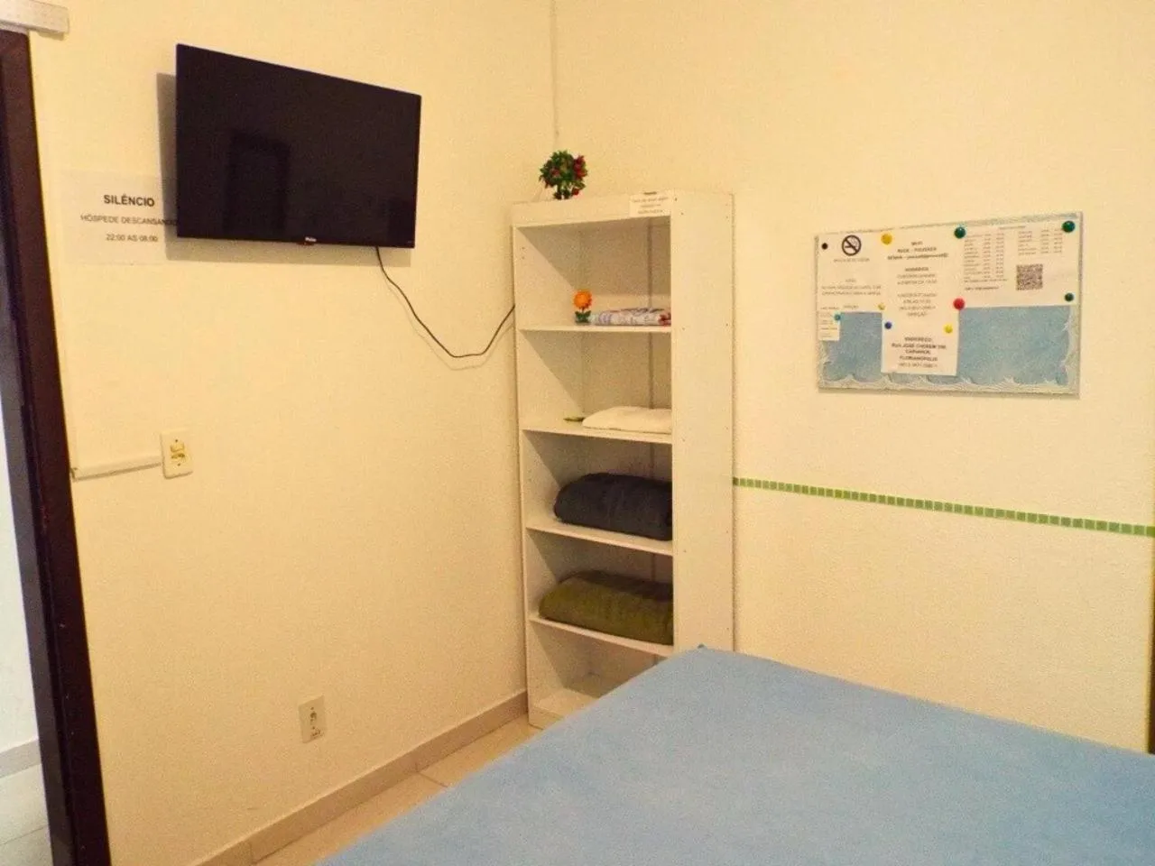 Bed in Pousada Executiva SolRiso Aeroporto Florianópolis