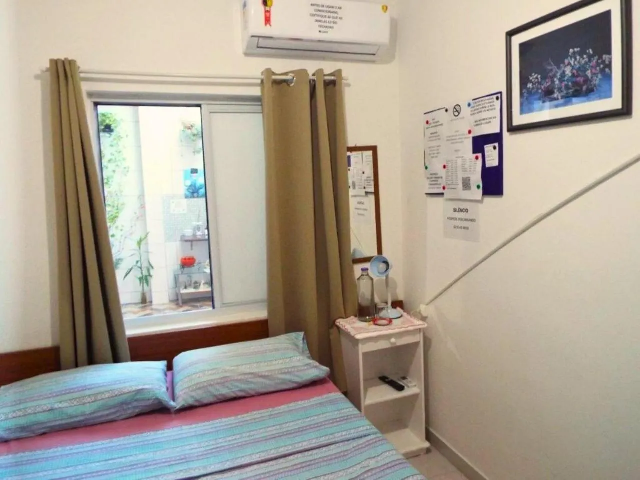 Bed in Pousada Executiva SolRiso Aeroporto Florianópolis