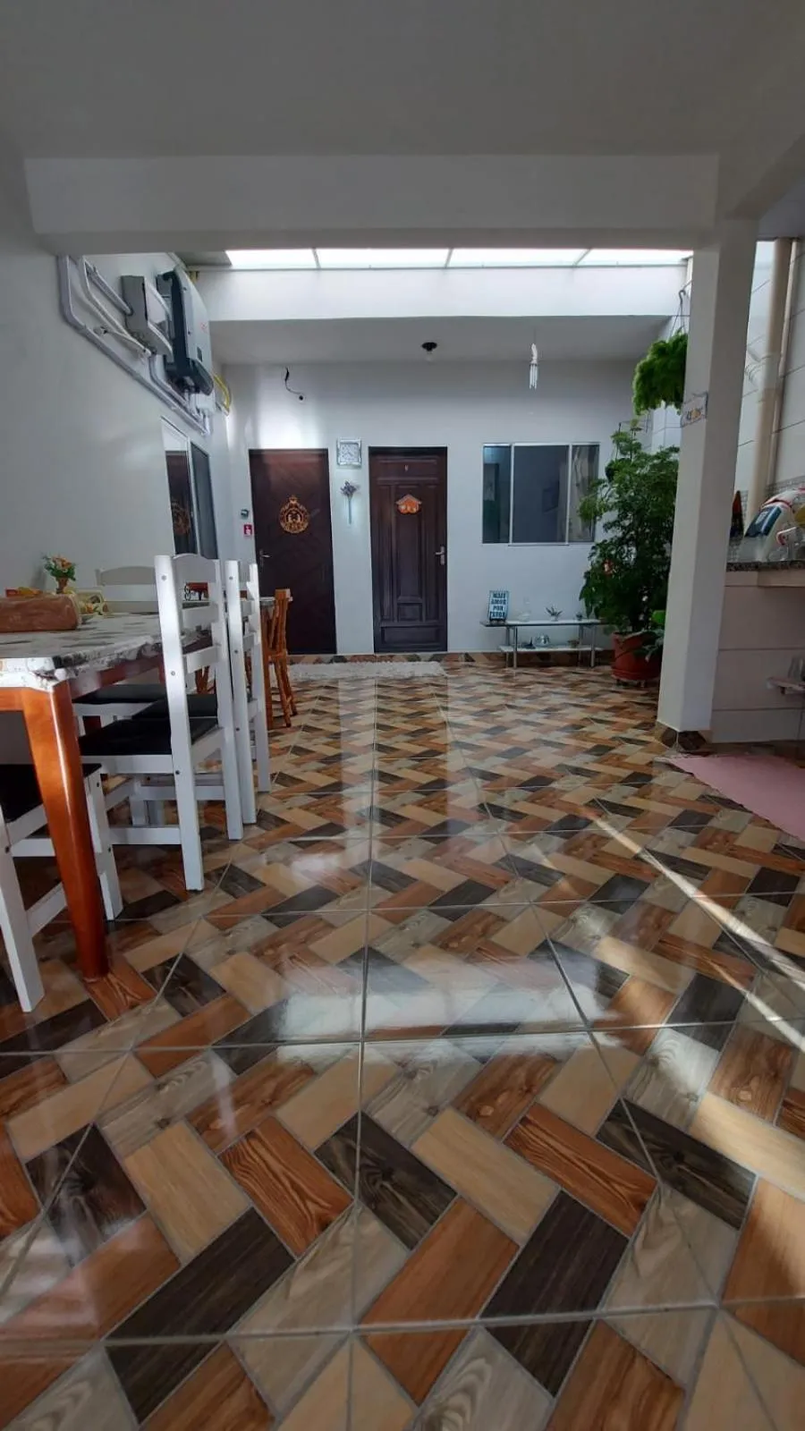 Patio in Pousada Executiva SolRiso Aeroporto Florianópolis