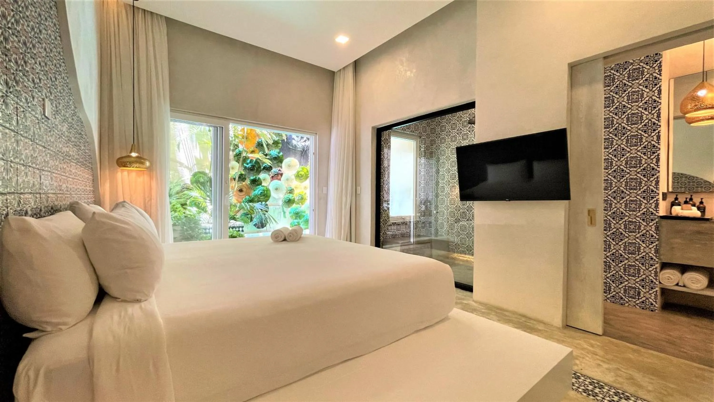Bed in Layla Tulum - Adults Only