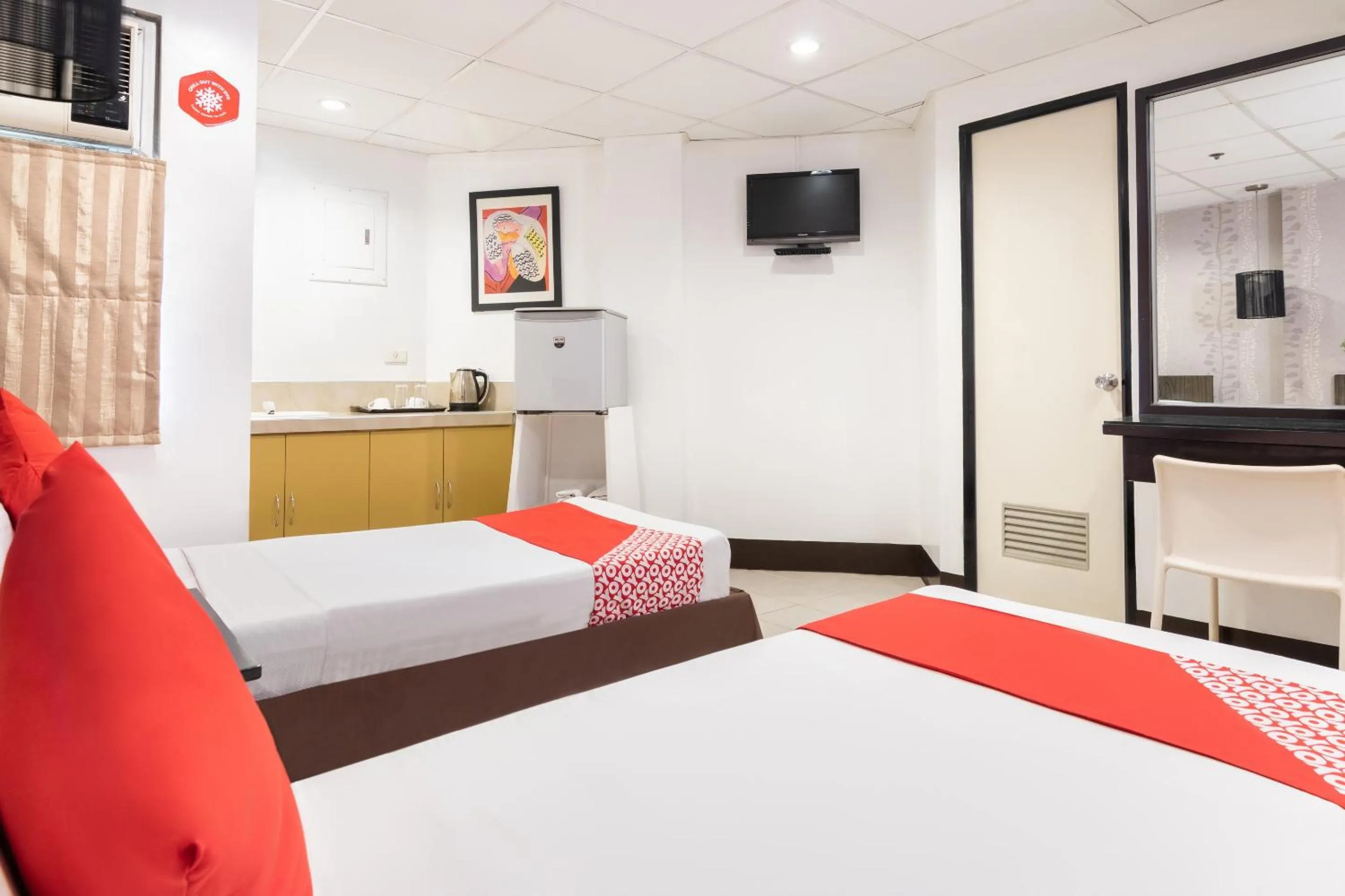 Lobby or reception, Bed in Orange Nest Hotel