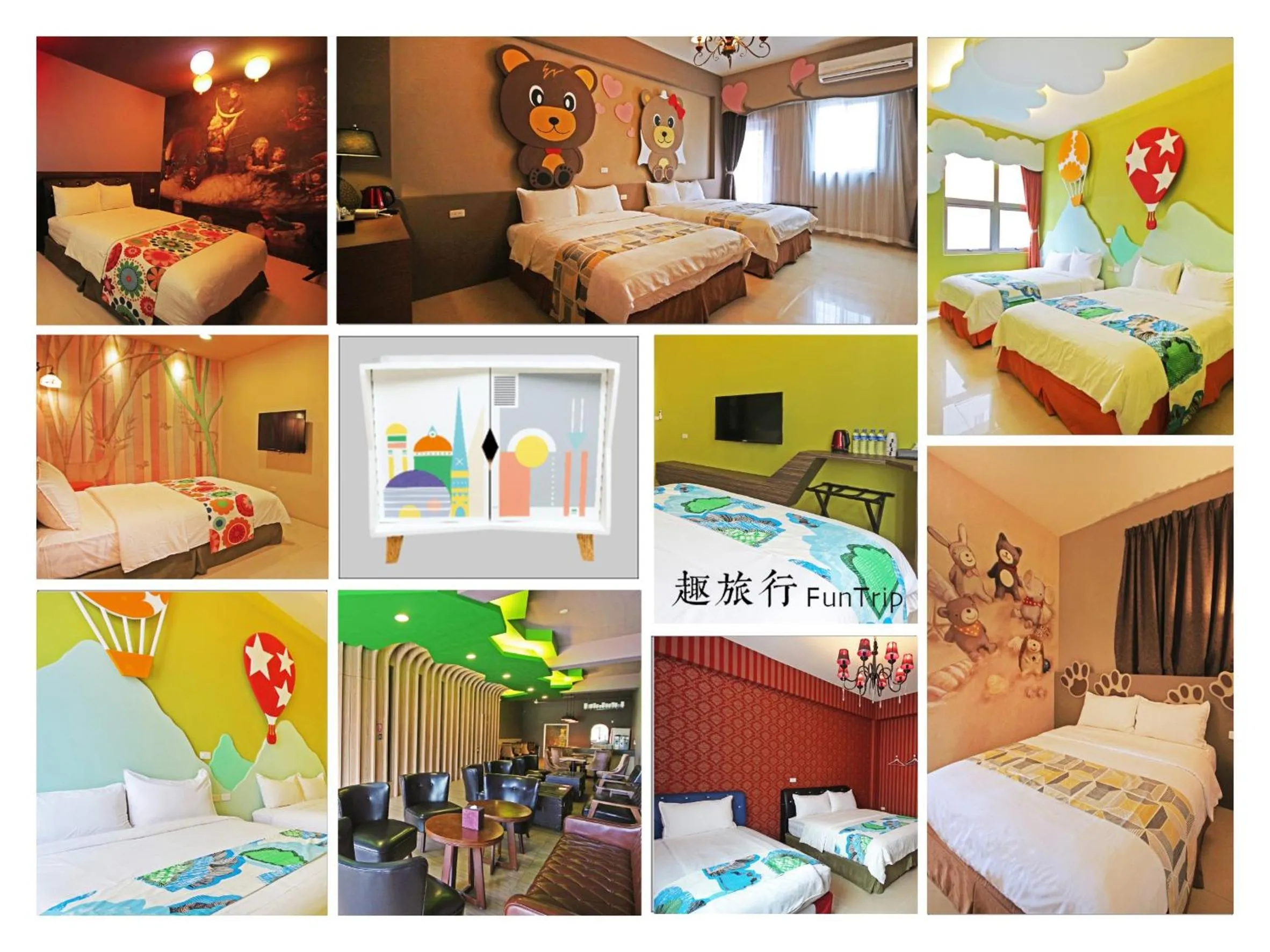 bunk bed in Fun Trip - Little Castle & Oscar B&B