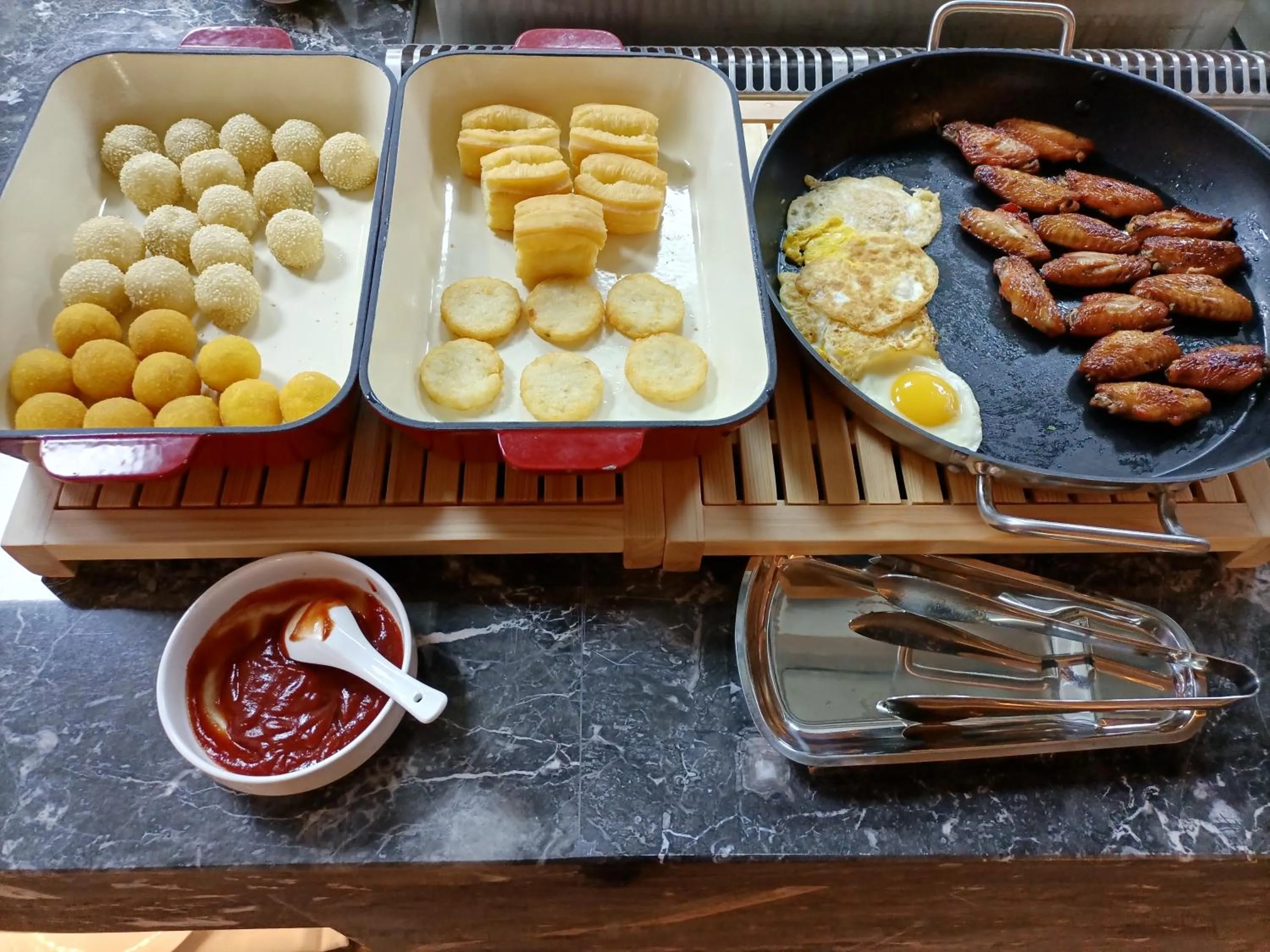 Breakfast in Baoying Jinling Hotel