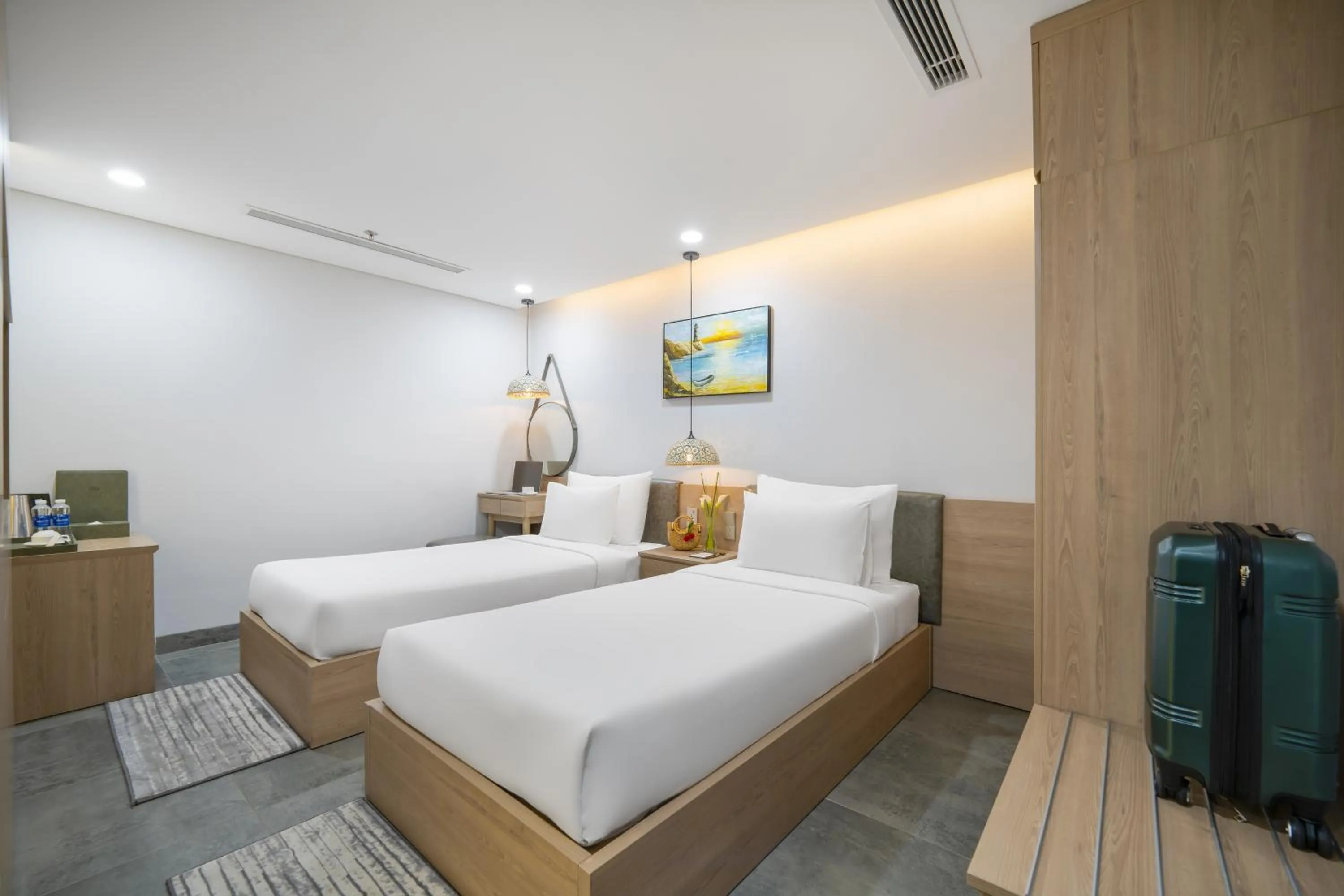 Bed in Nguyen Gia Hotel