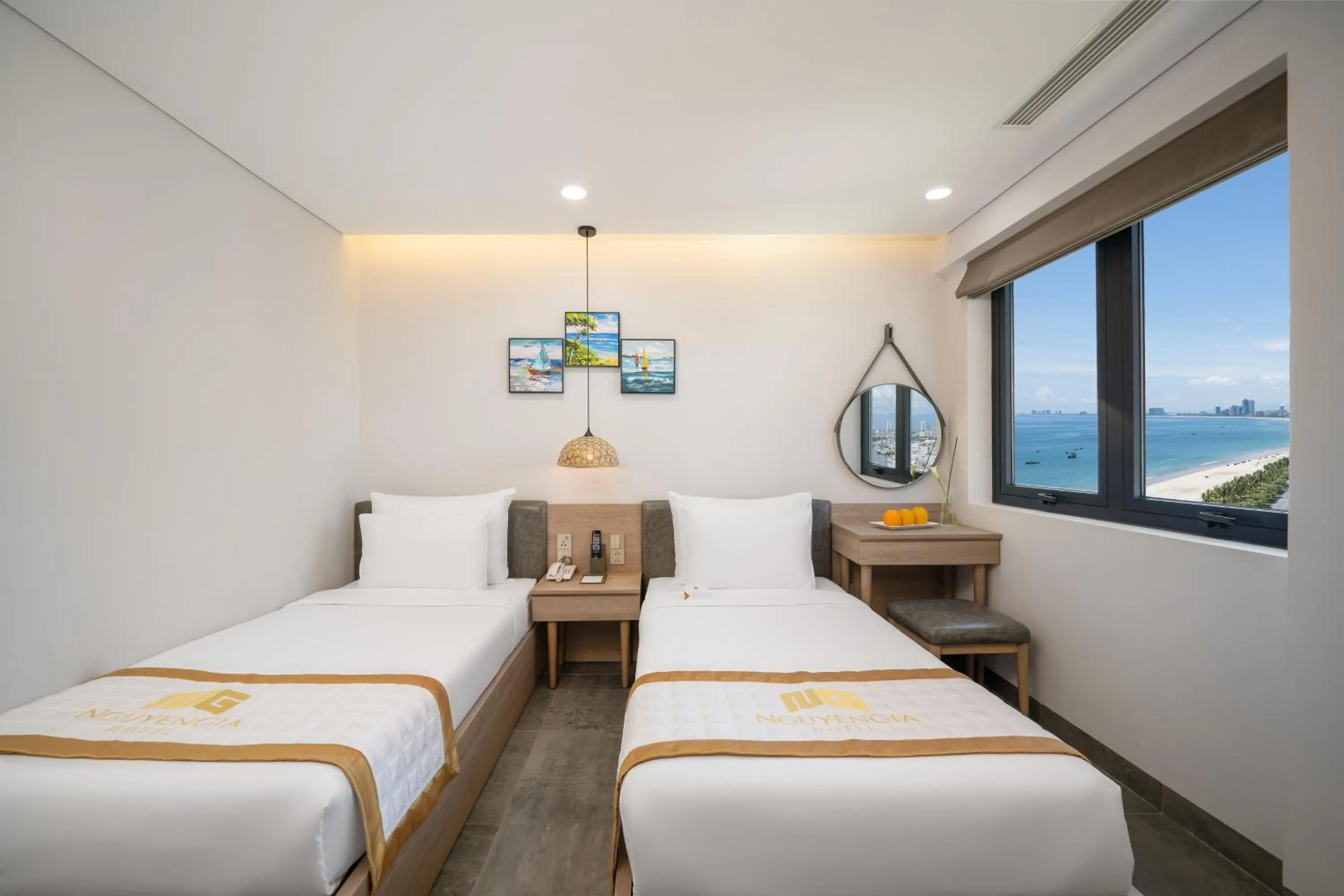 Bed in Nguyen Gia Hotel