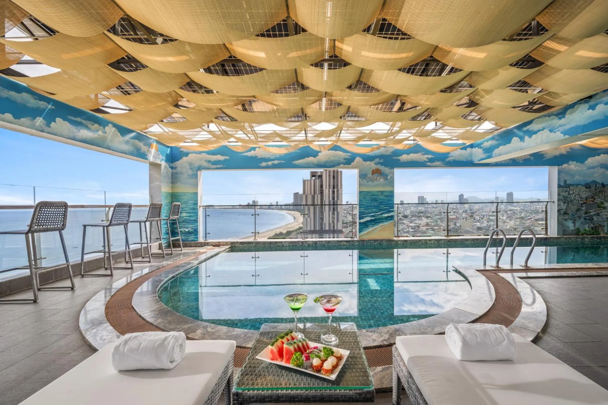 Swimming pool in Nguyen Gia Hotel